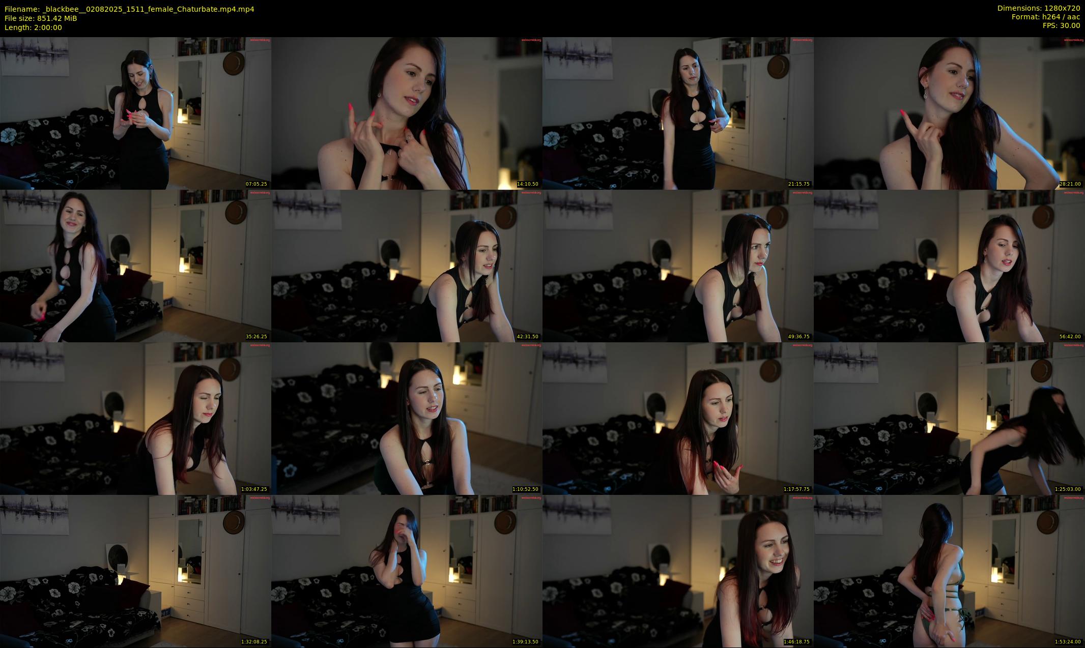 _blackbee_ — 120 minute Chaturbate female cam show recording, 720p, Aug 2, 2025
