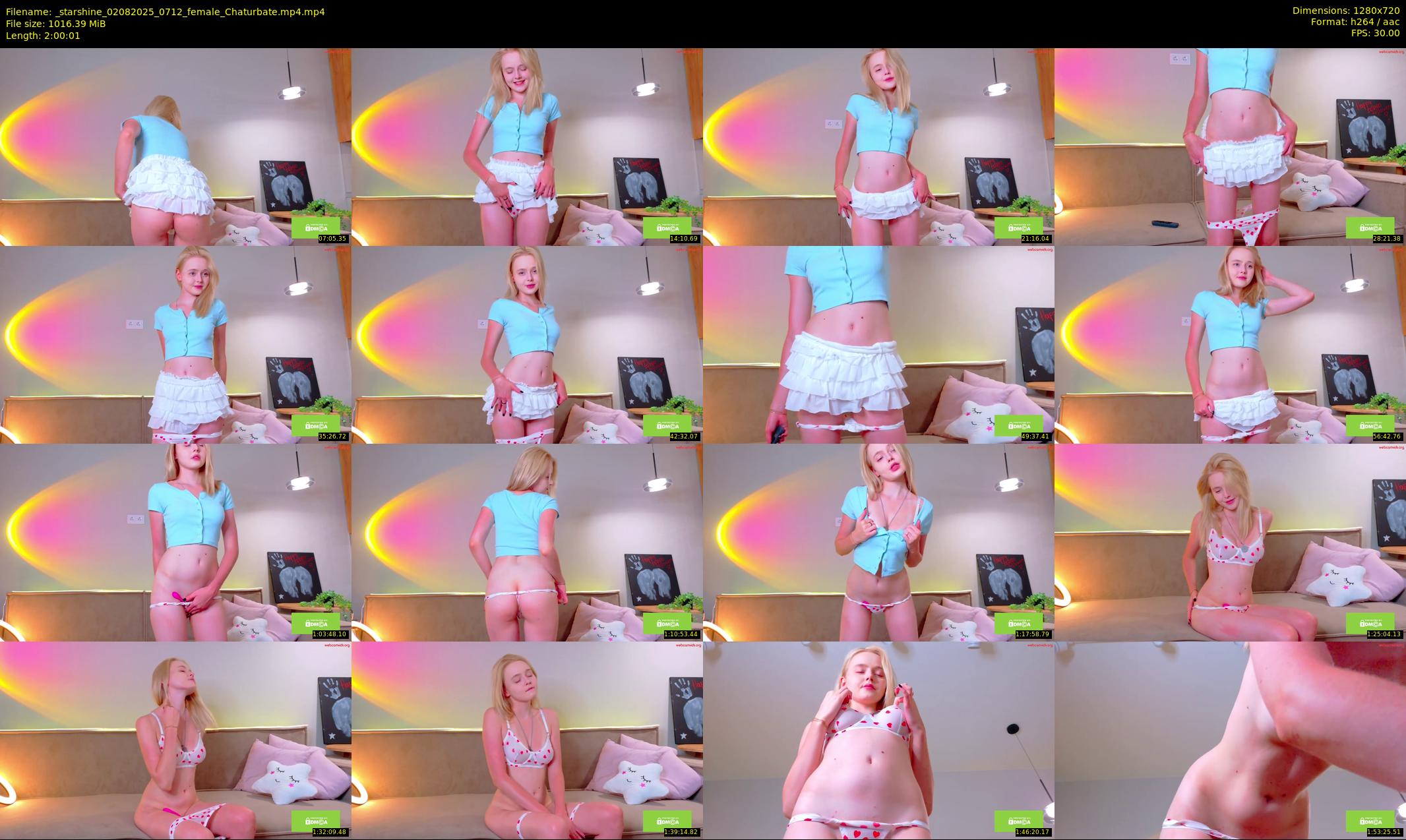 _starshine — 121 minute Chaturbate female cam show recording, 720p, Aug 2, 2025