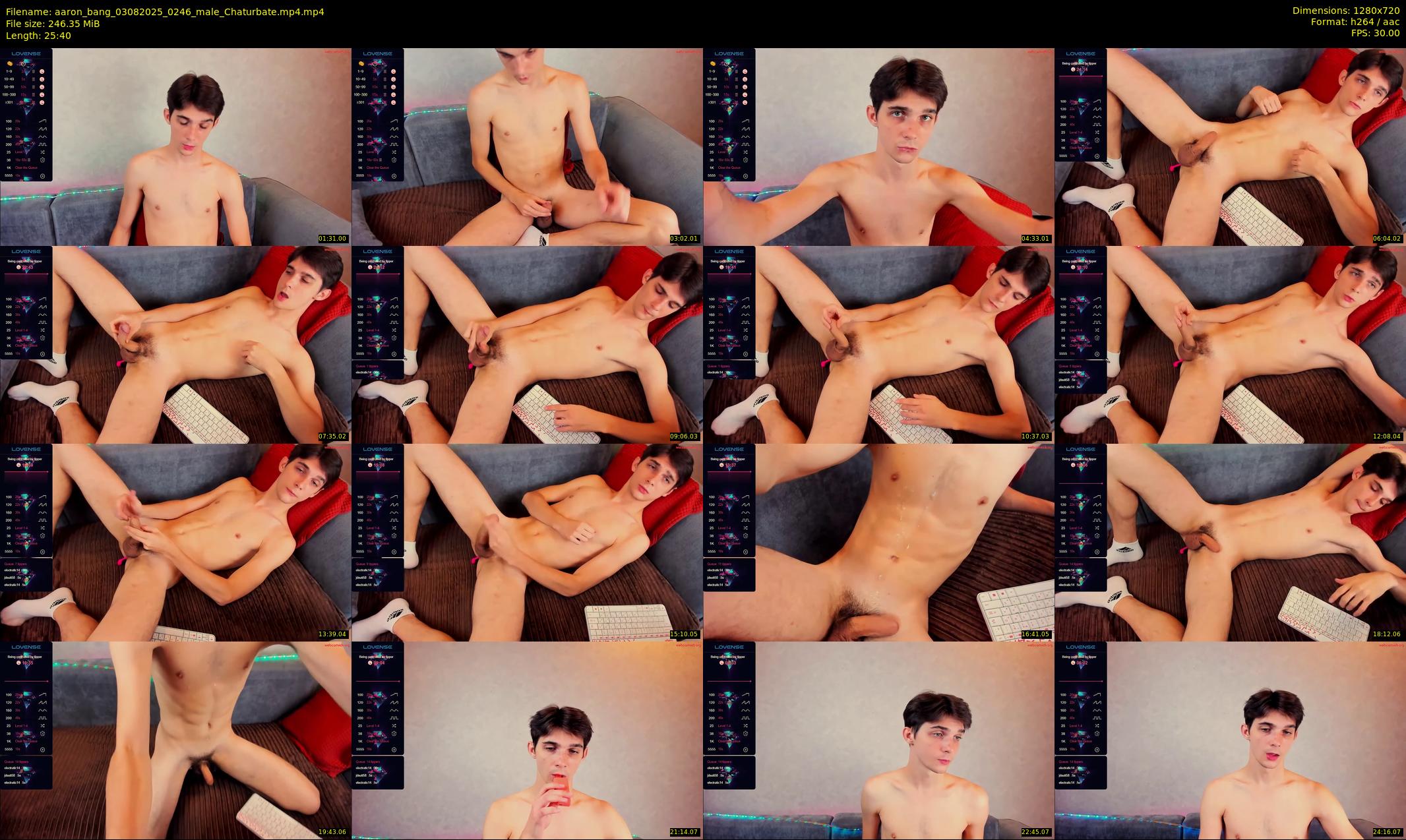 aaron_bang — 26 minute Chaturbate male cam show recording, 720p, Aug 3, 2025