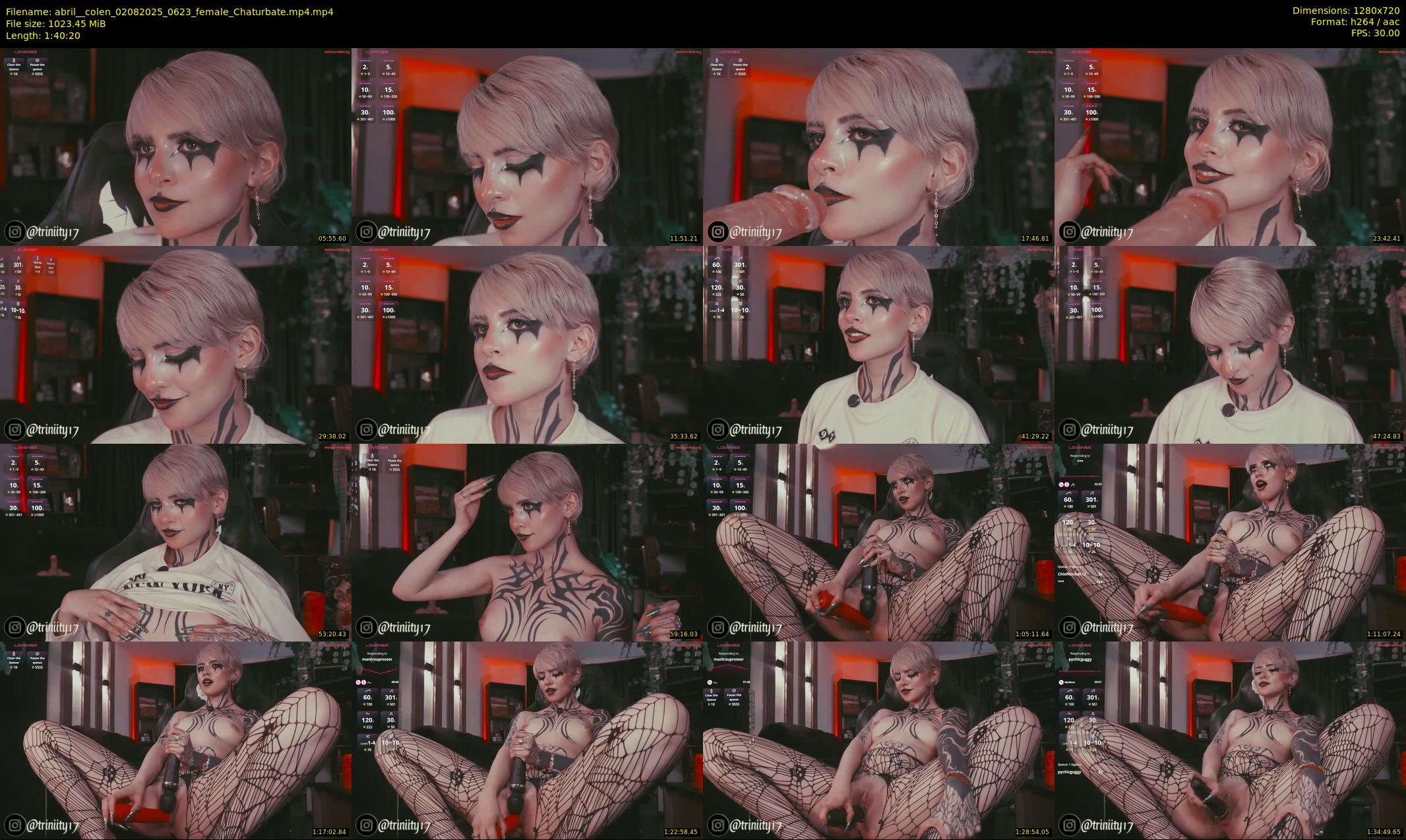 abril__colen — 101 minute Chaturbate female cam show recording, 720p, Aug 2, 2025