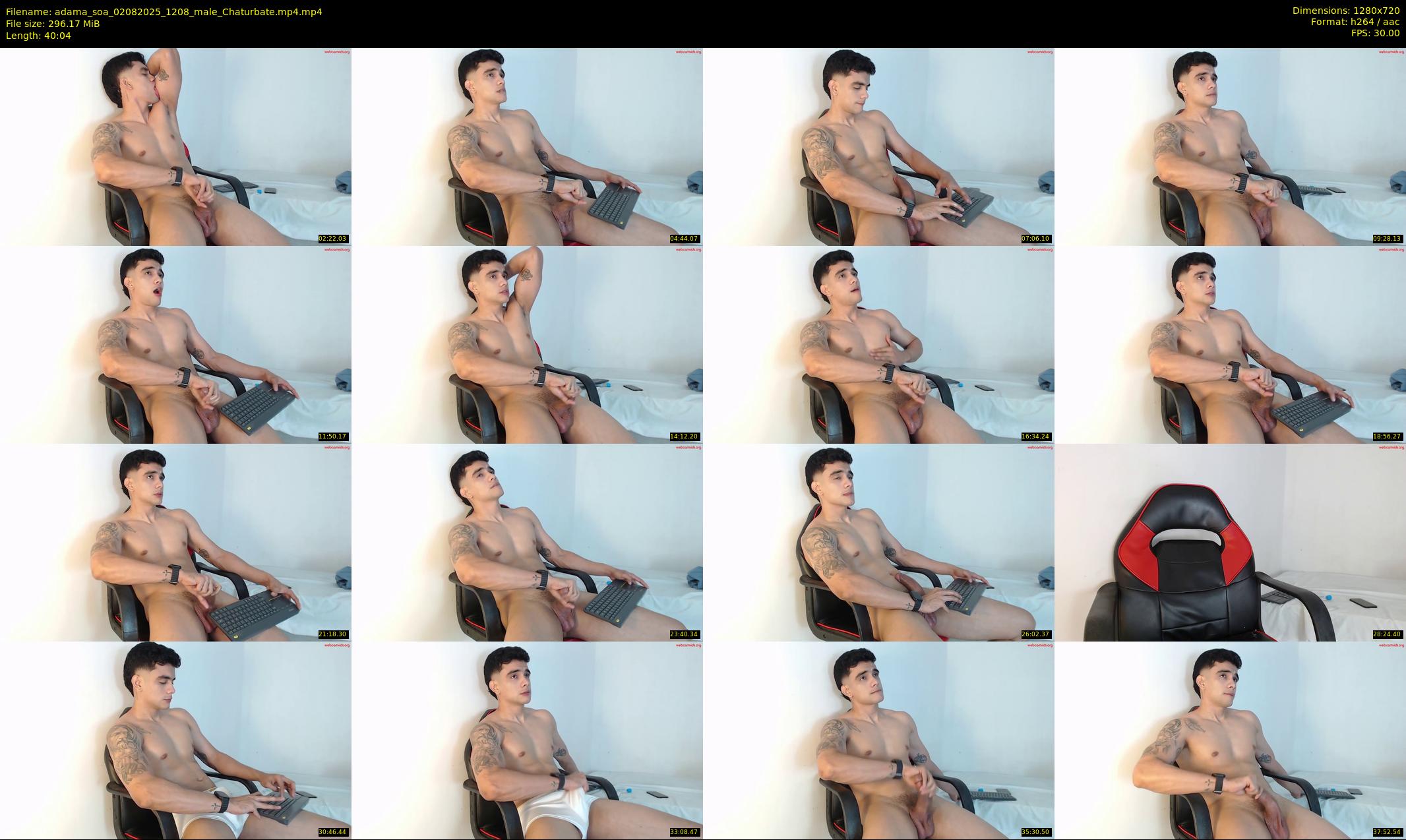 adama_soa — 41 minute Chaturbate male cam show recording, 720p, Aug 2, 2025