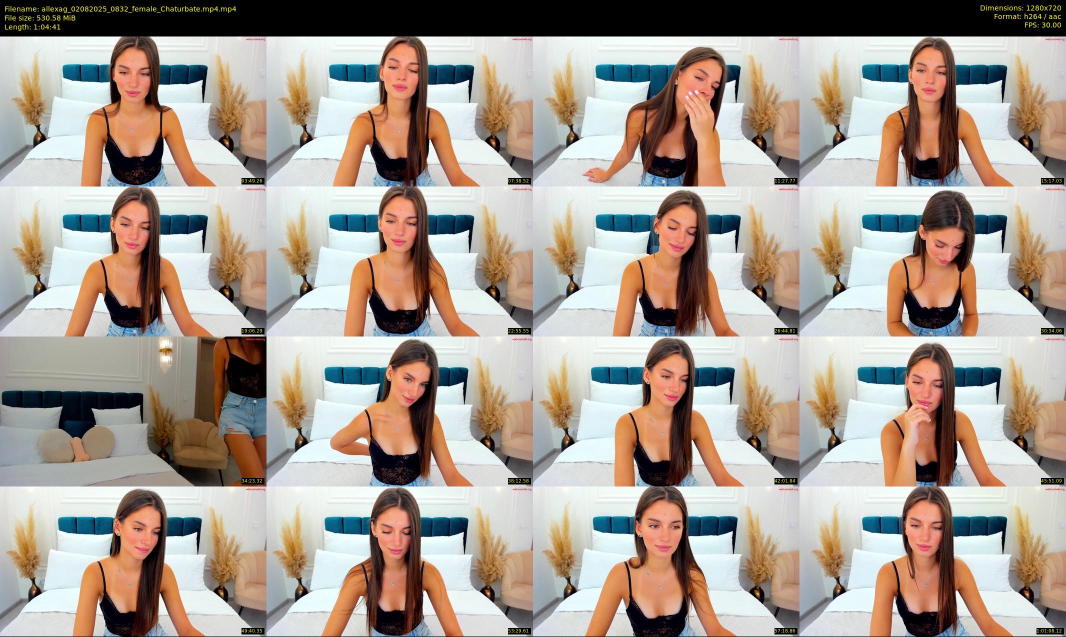 allexag — 65 minute Chaturbate female cam show recording, 720p, Aug 2, 2025