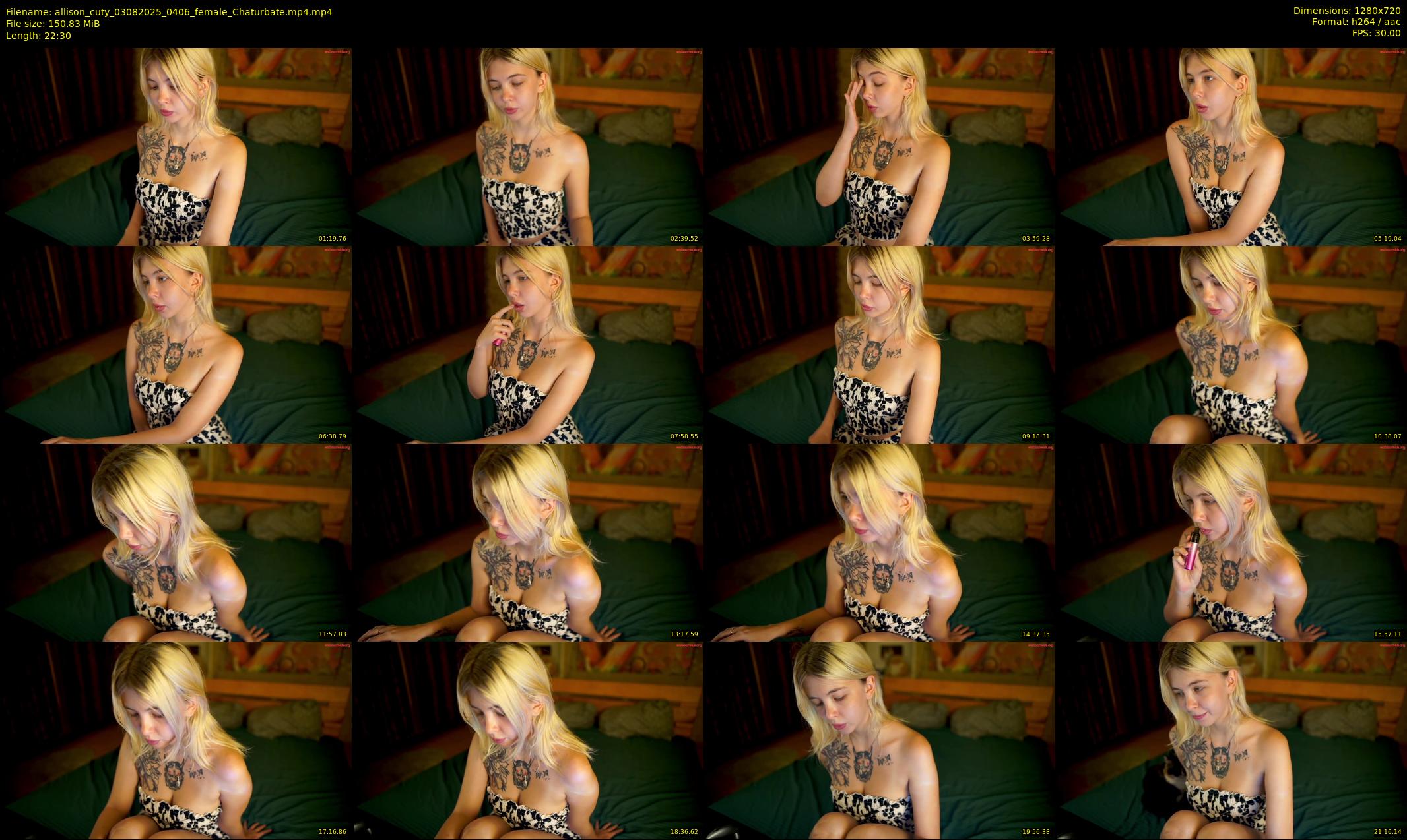 allison_cuty — 23 minute Chaturbate female cam show recording, 720p, Aug 3, 2025