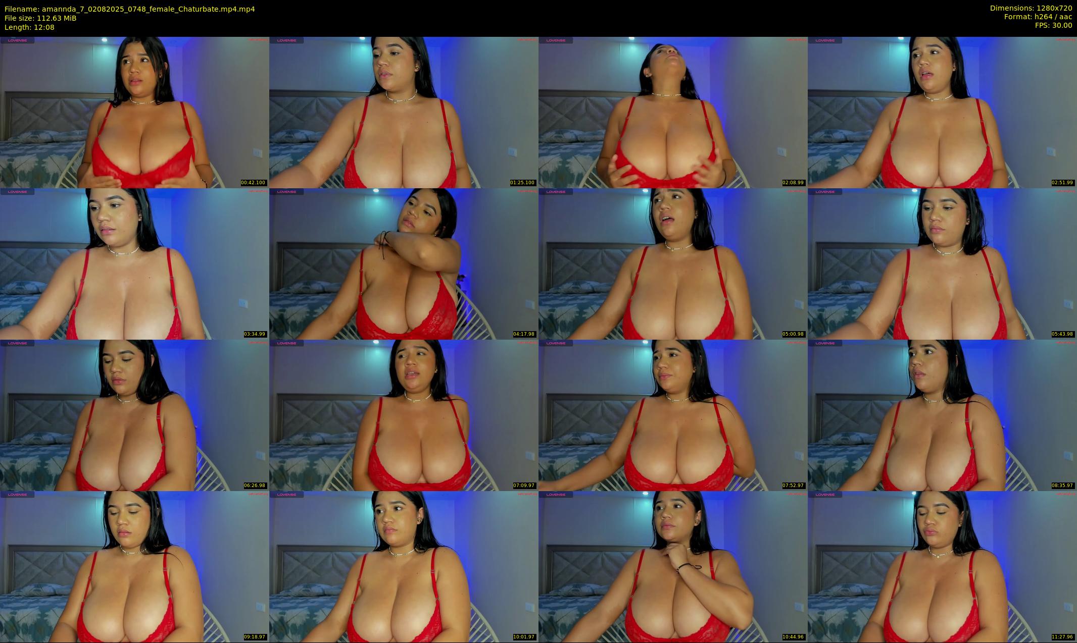 amannda_7 — 13 minute Chaturbate female cam show recording, 720p, Aug 2, 2025