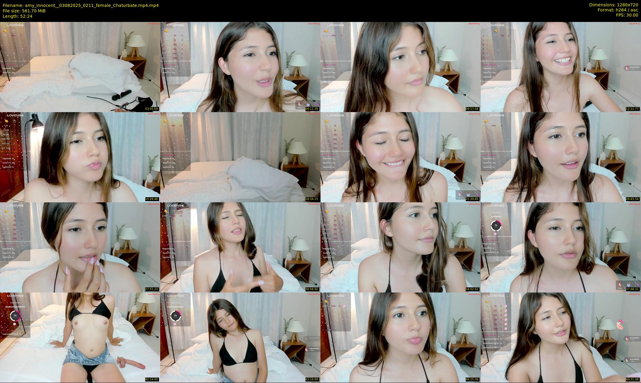 amy_innocent_ — 53 minute Chaturbate female cam show recording, 720p, Aug 3, 2025