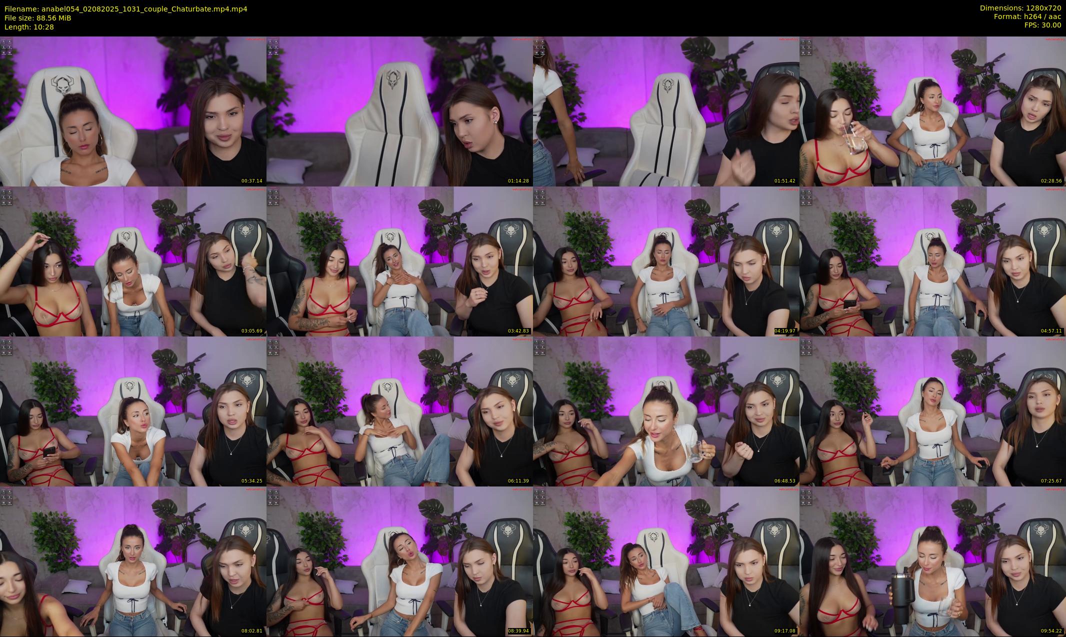 anabel054 — 11 minute Chaturbate female cam show recording, 720p, Aug 2, 2025