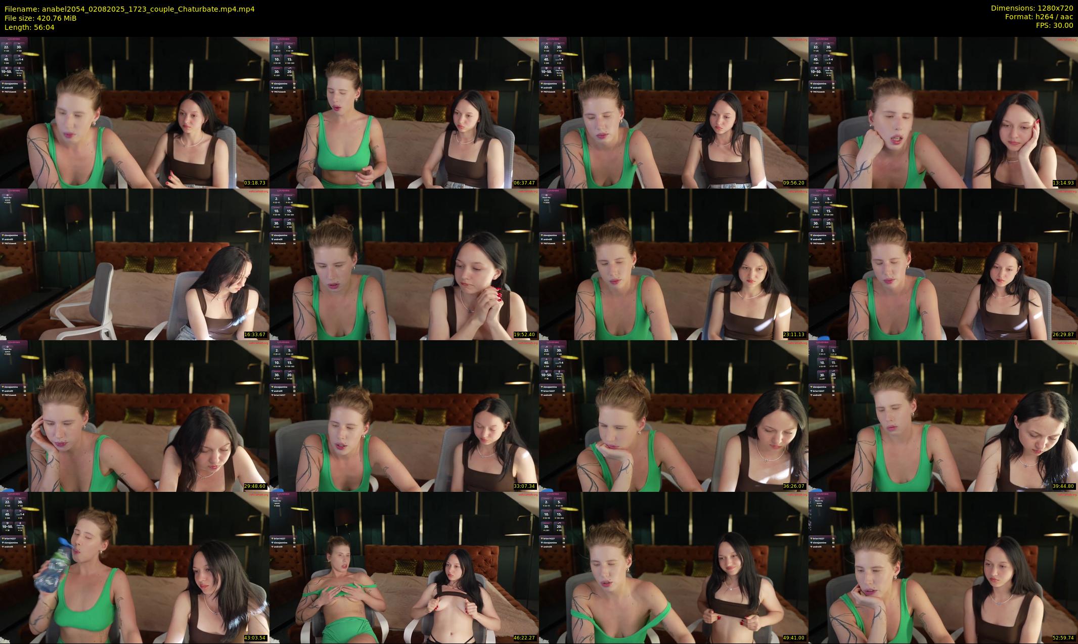 anabel2054 — 57 minute Chaturbate female cam show recording, 720p, Aug 2, 2025