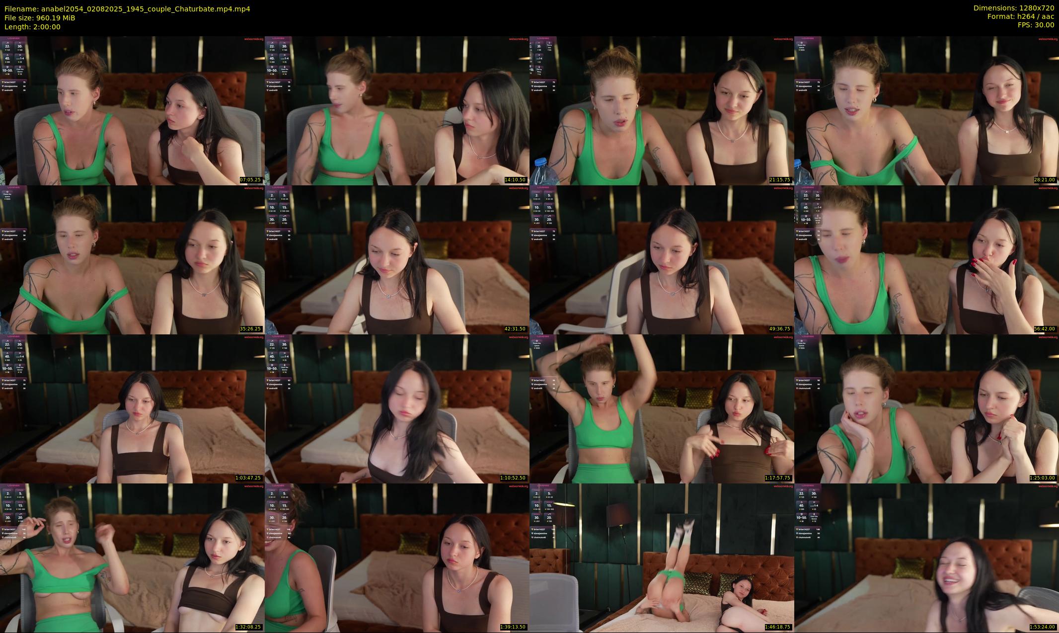 anabel2054 — 120 minute Chaturbate female cam show recording, 720p, Aug 2, 2025