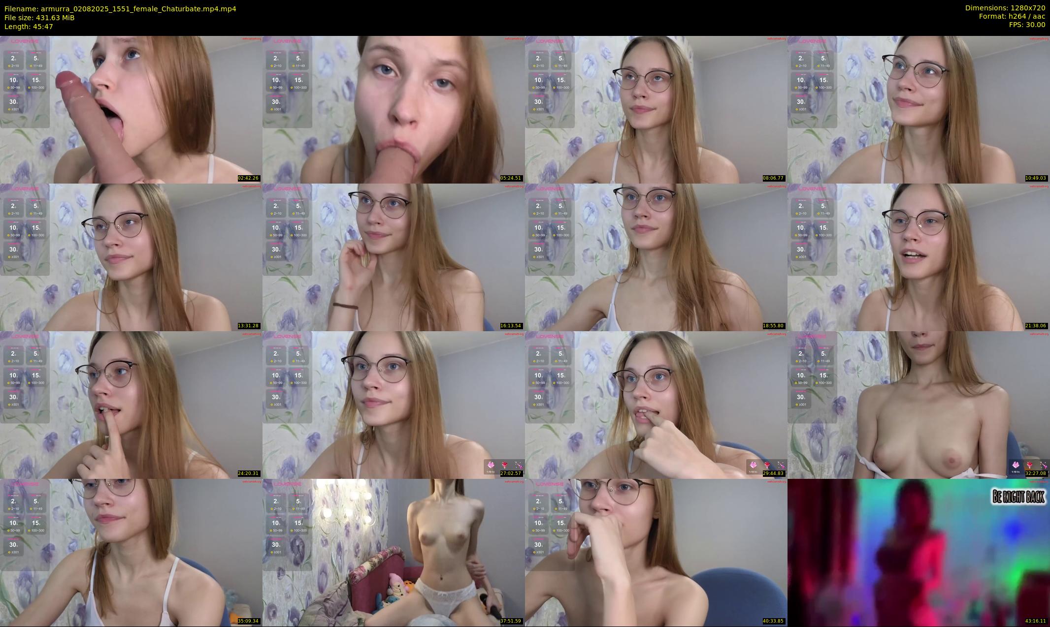 armurra — 46 minute Chaturbate female cam show recording, 720p, Aug 2, 2025