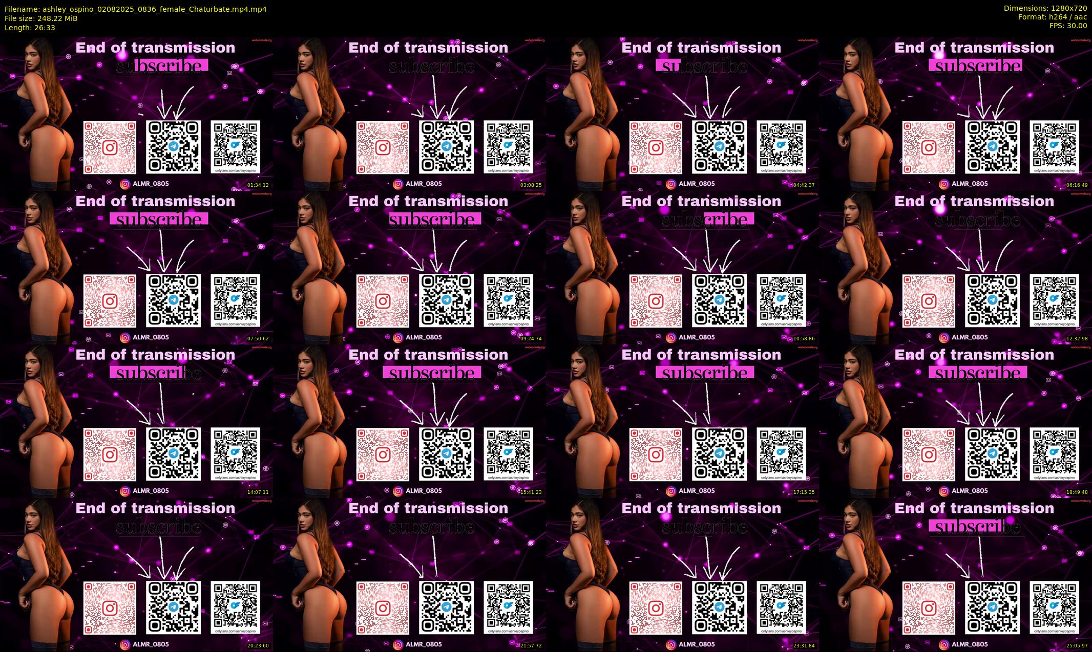 ashley_ospino — 27 minute Chaturbate couple cam show recording, 720p, Aug 2, 2025