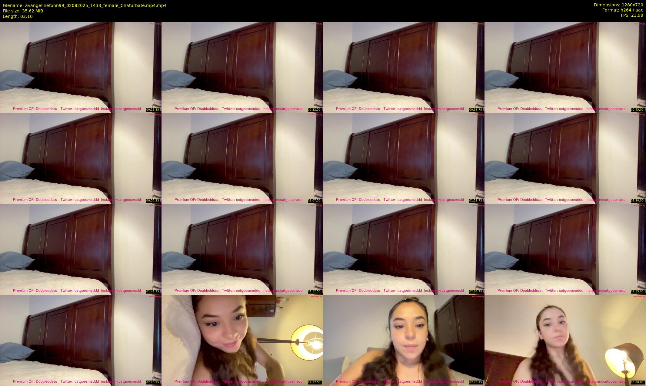 avangelinefunn99 — 4 minute Chaturbate female cam show recording, 720p, Aug 2, 2025