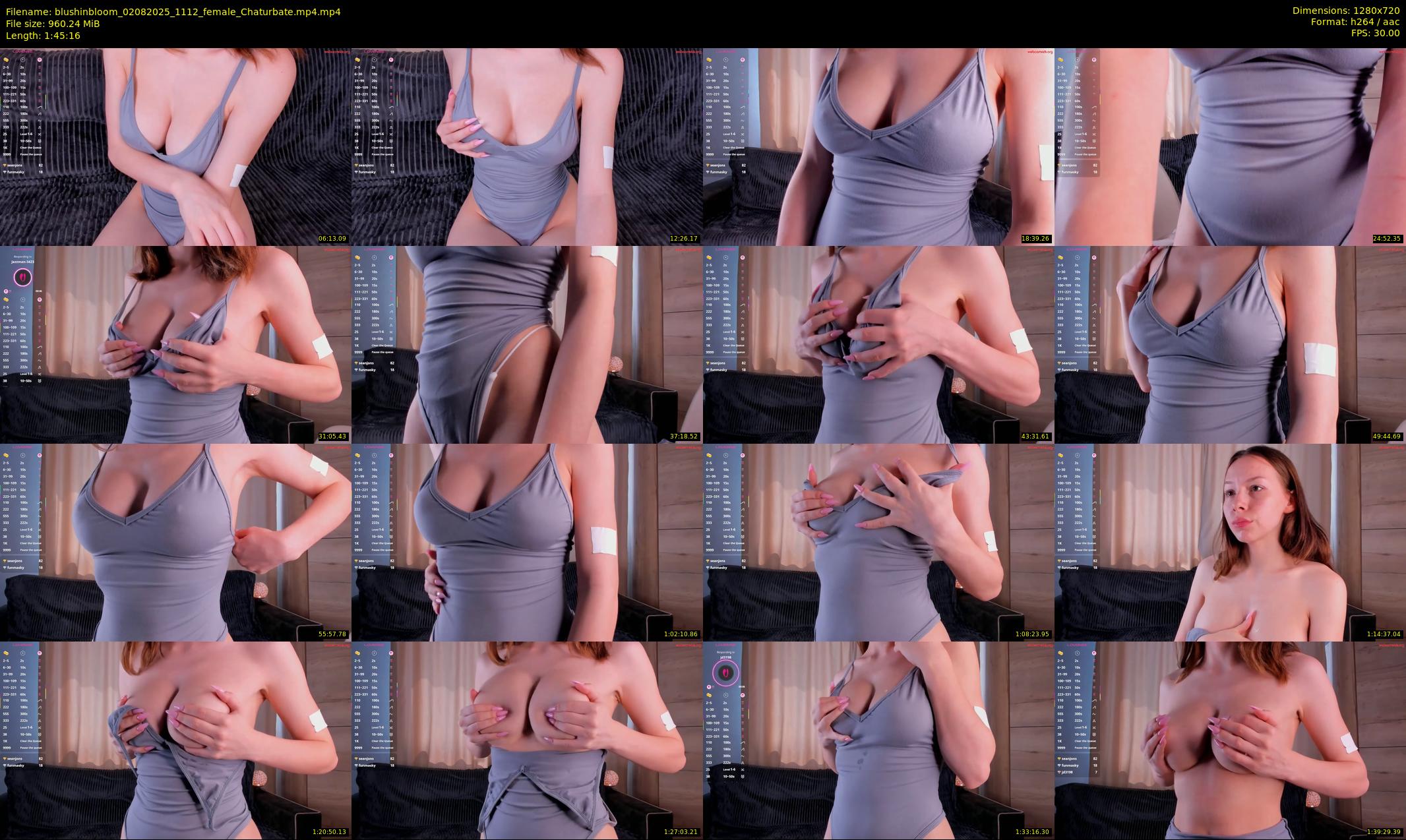 blushinbloom — 106 minute Chaturbate female cam show recording, 720p, Aug 2, 2025