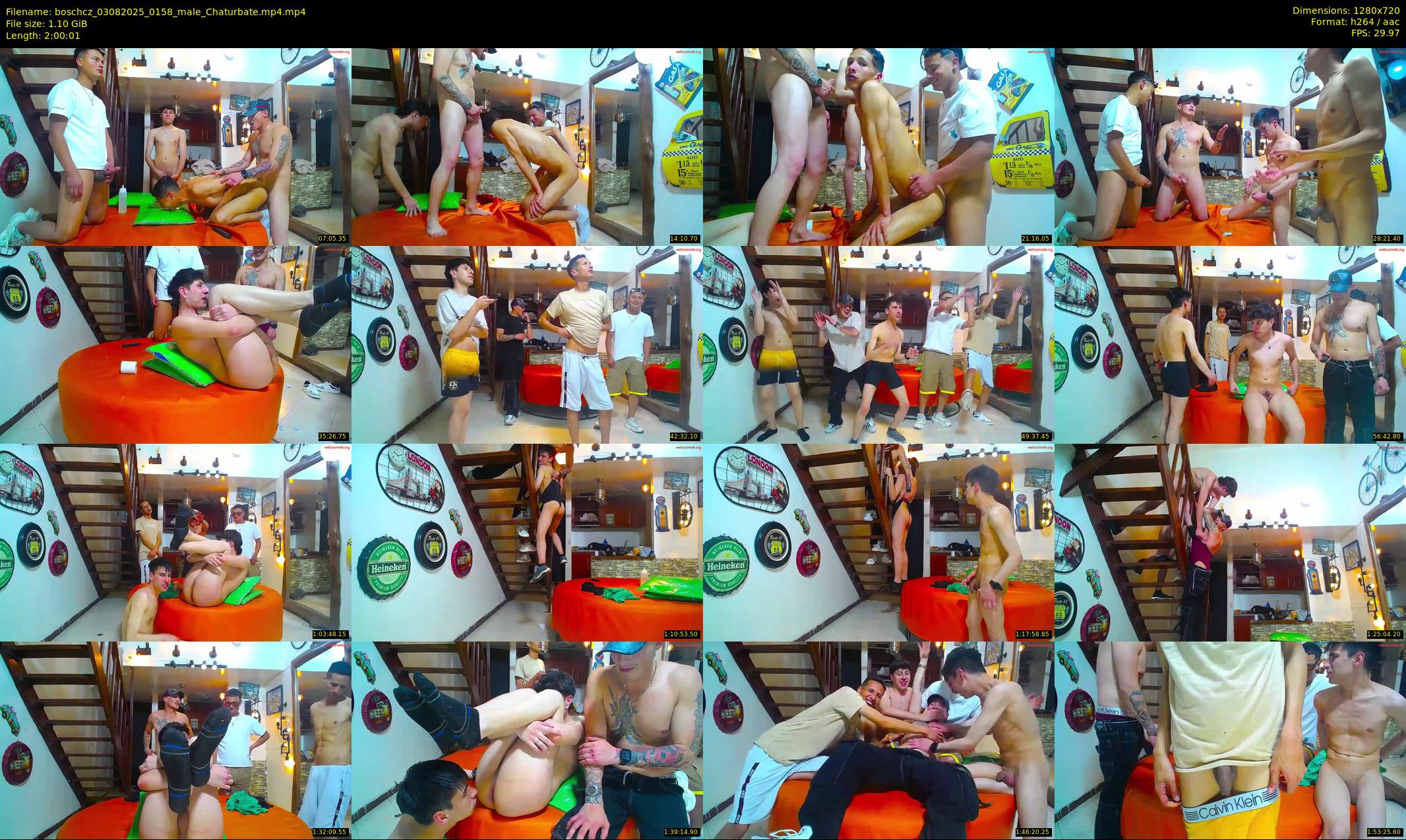 boschcz — 121 minute Chaturbate male cam show recording, 720p, Aug 3, 2025