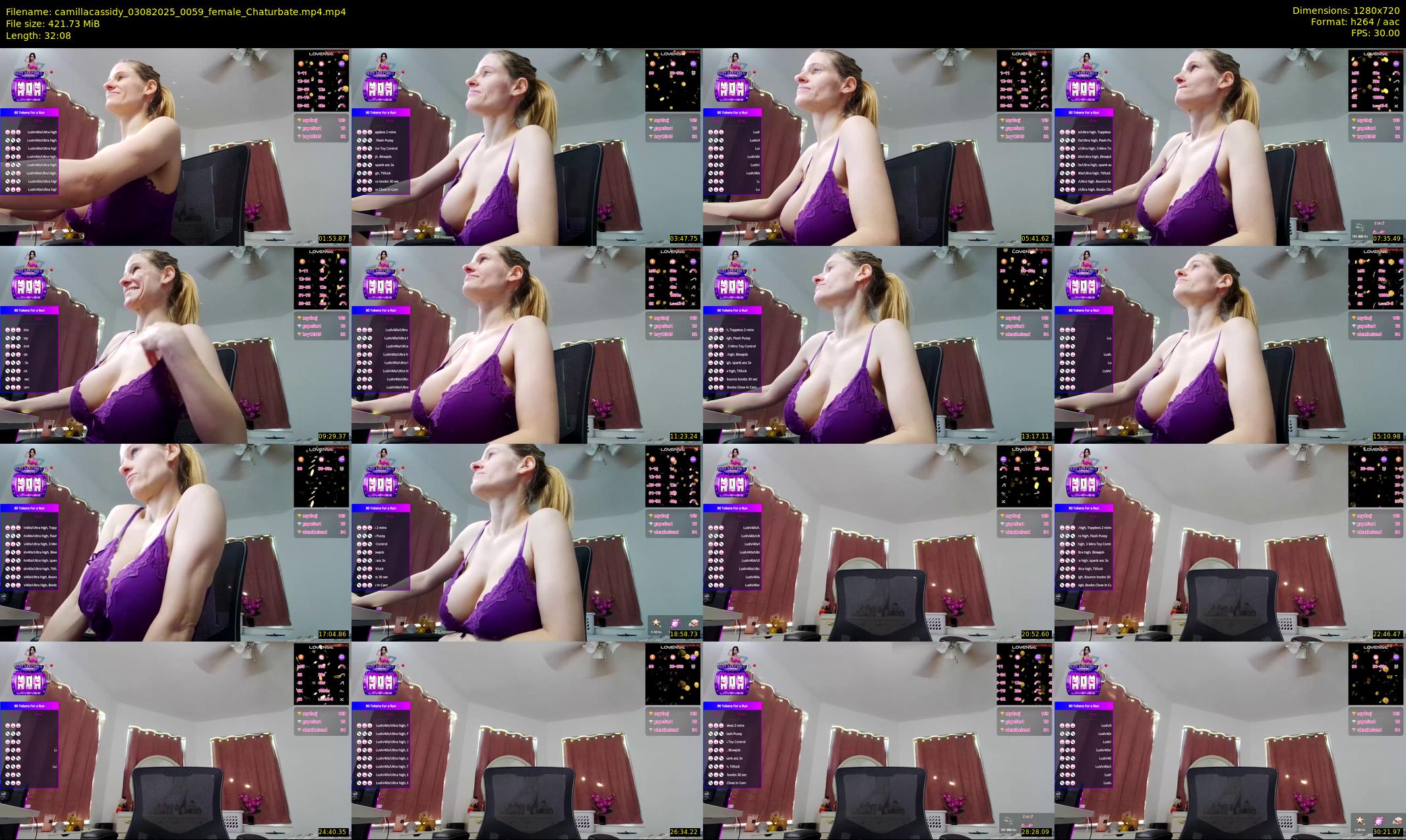 camillacassidy — 33 minute Chaturbate female cam show recording, 720p, Aug 3, 2025
