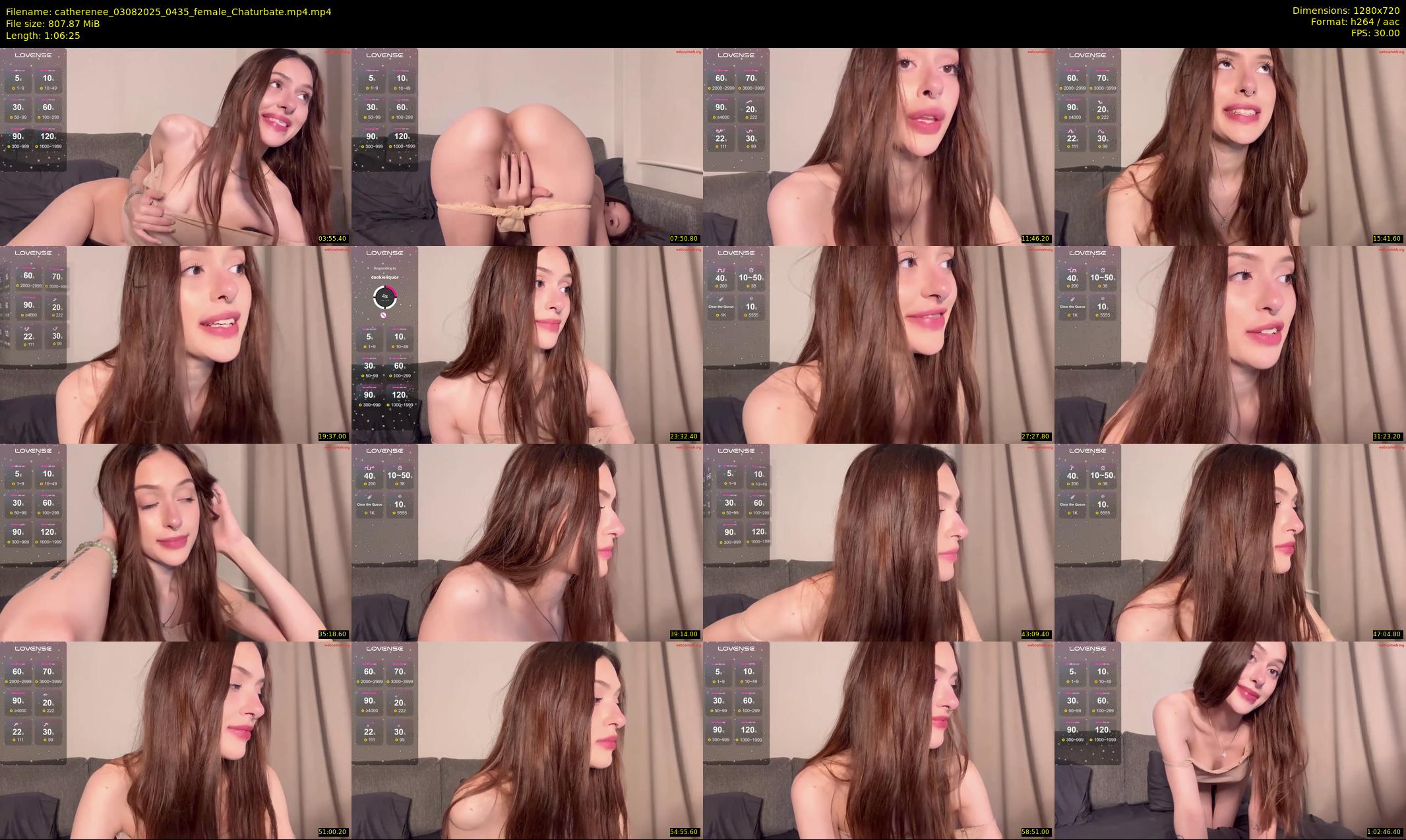 catherenee — 67 minute Chaturbate female cam show recording, 720p, Aug 3, 2025