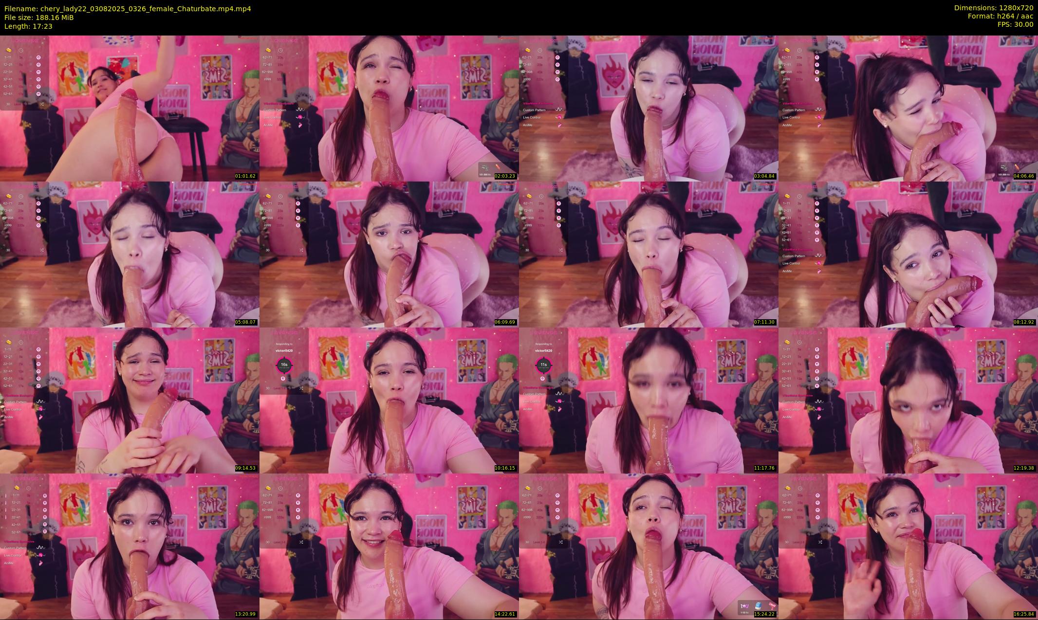 chery_lady22 — 18 minute Chaturbate female cam show recording, 720p, Aug 3, 2025