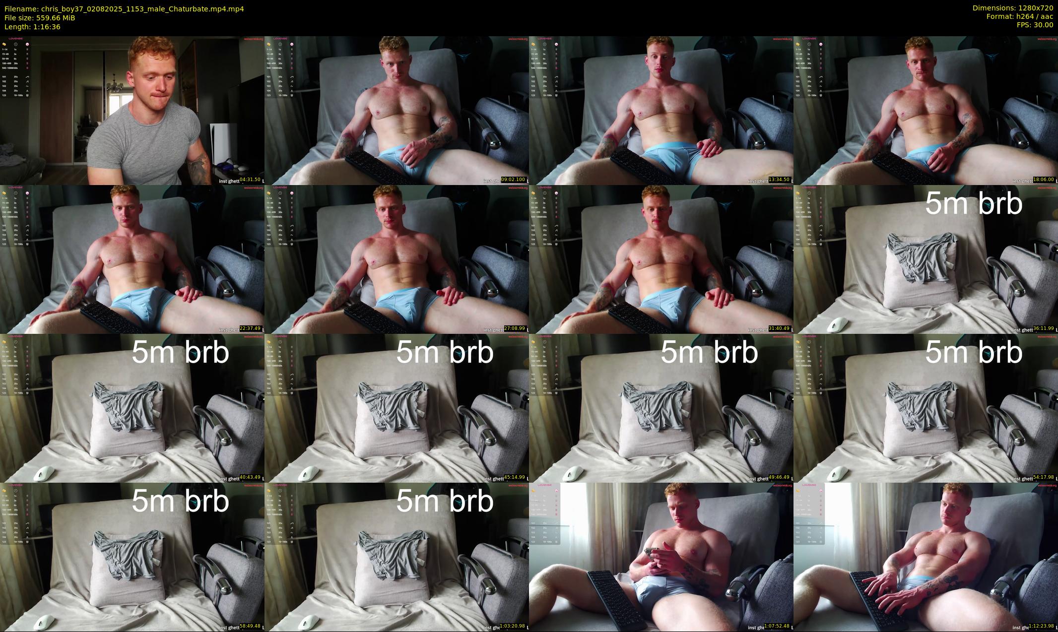 chris_boy37 — 77 minute Chaturbate male cam show recording, 720p, Aug 2, 2025