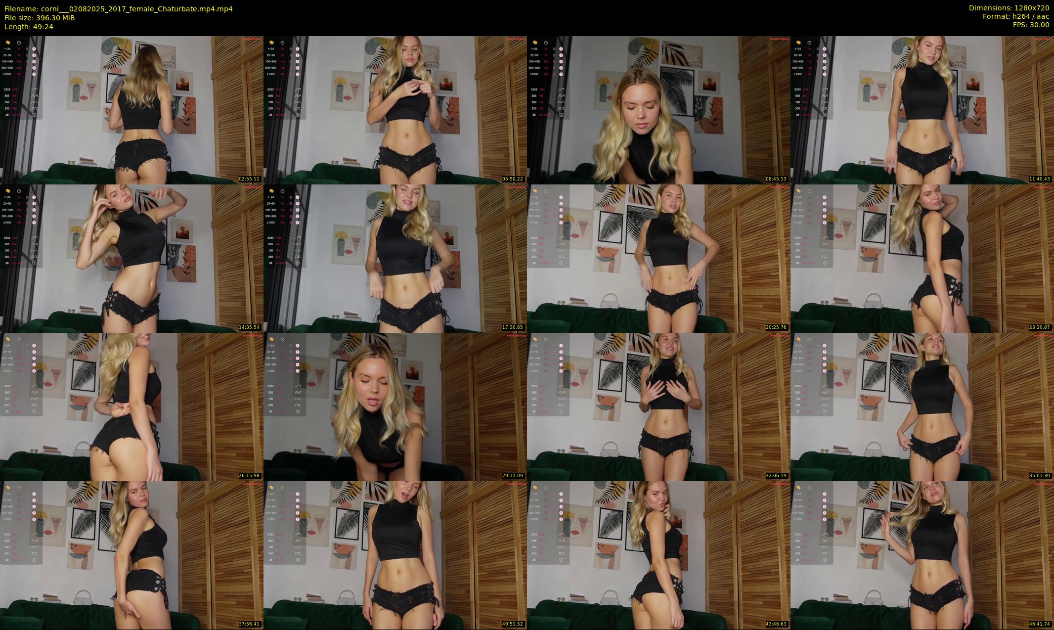 corni__ — 50 minute Chaturbate female cam show recording, 720p, Aug 2, 2025