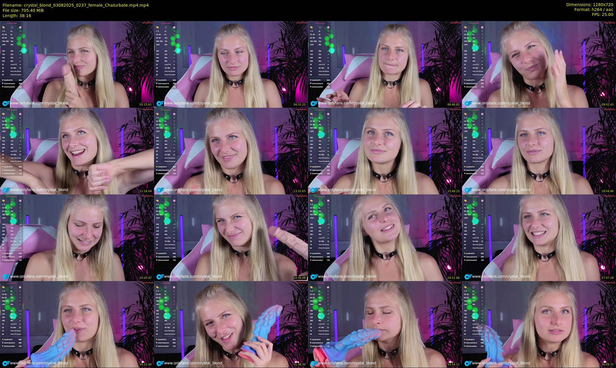 crystal_blond — 39 minute Chaturbate female cam show recording, 720p, Aug 3, 2025