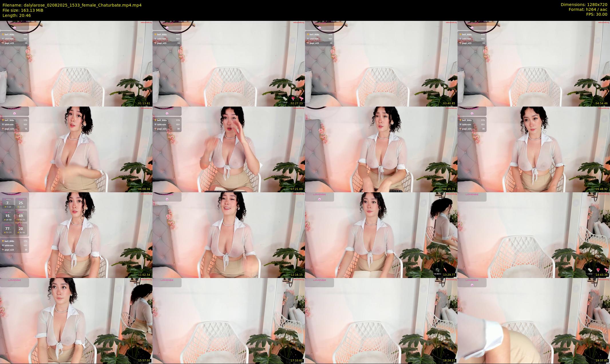 dalylarose — 21 minute Chaturbate female cam show recording, 720p, Aug 2, 2025