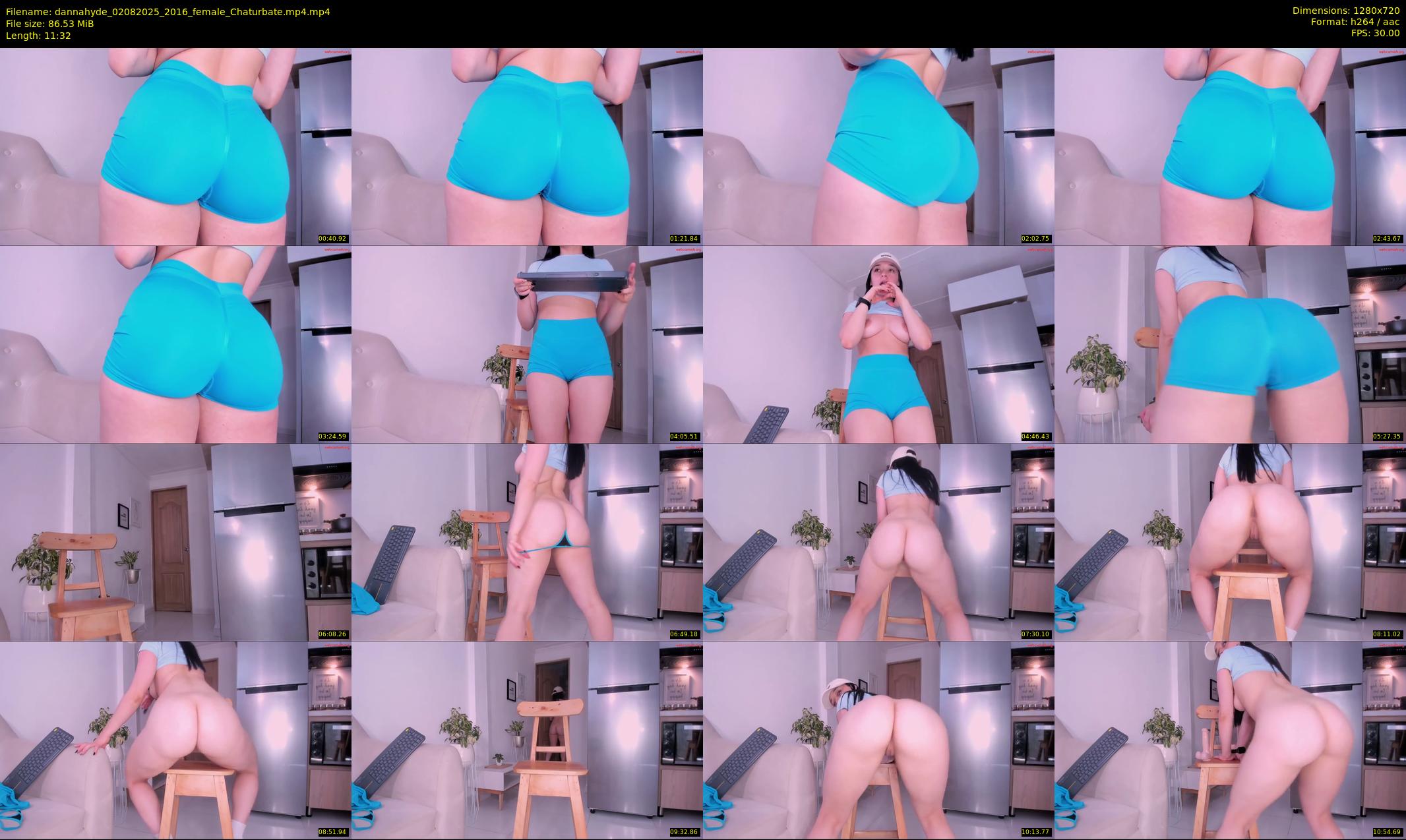 dannahyde — 12 minute Chaturbate female cam show recording, 720p, Aug 2, 2025