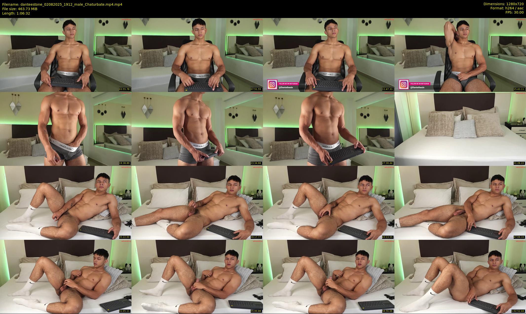danteestone — 67 minute Chaturbate male cam show recording, 720p, Aug 2, 2025