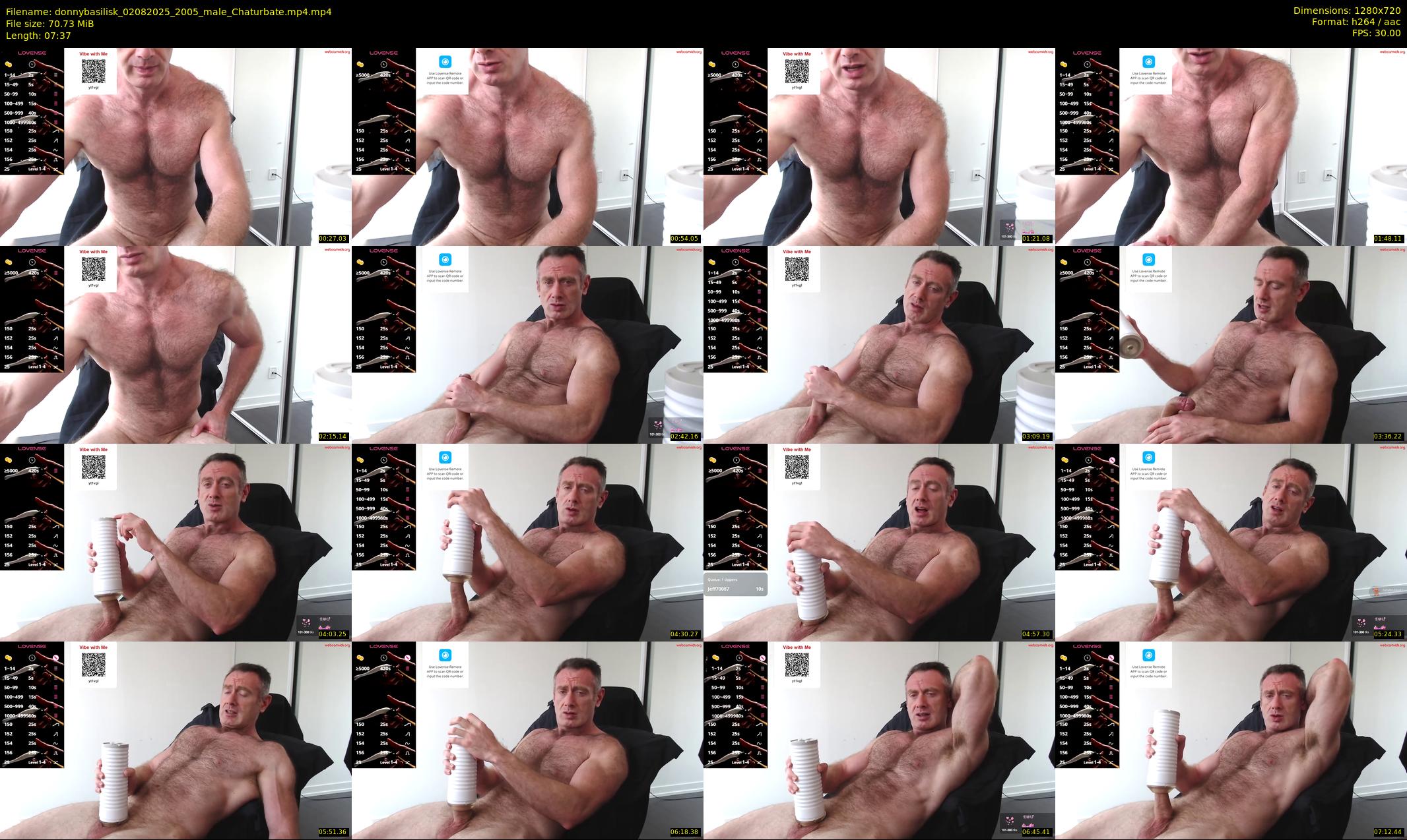 donnybasilisk — 8 minute Chaturbate male cam show recording, 720p, Aug 2, 2025