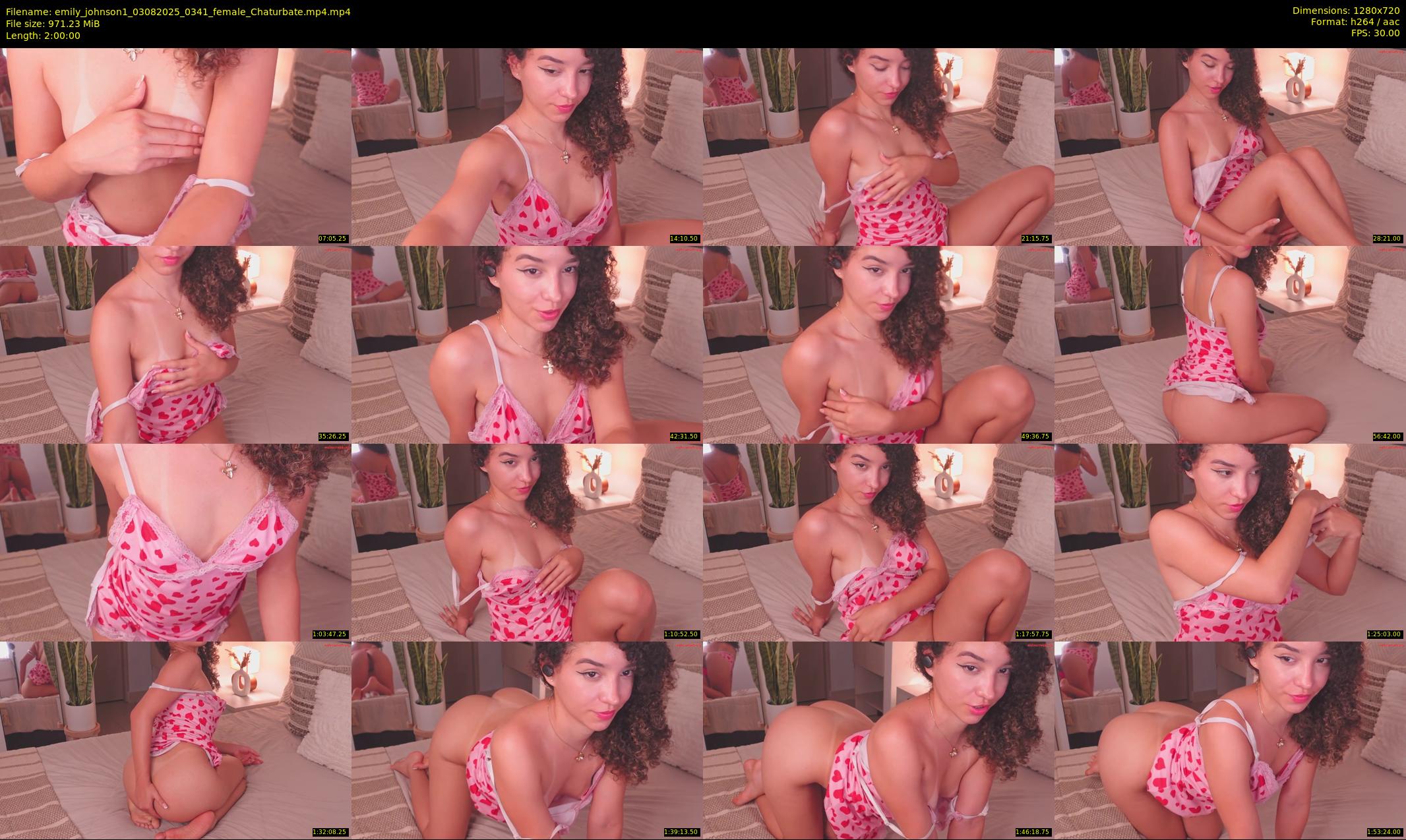 emily_johnson1 — 120 minute Chaturbate female cam show recording, 720p, Aug 3, 2025
