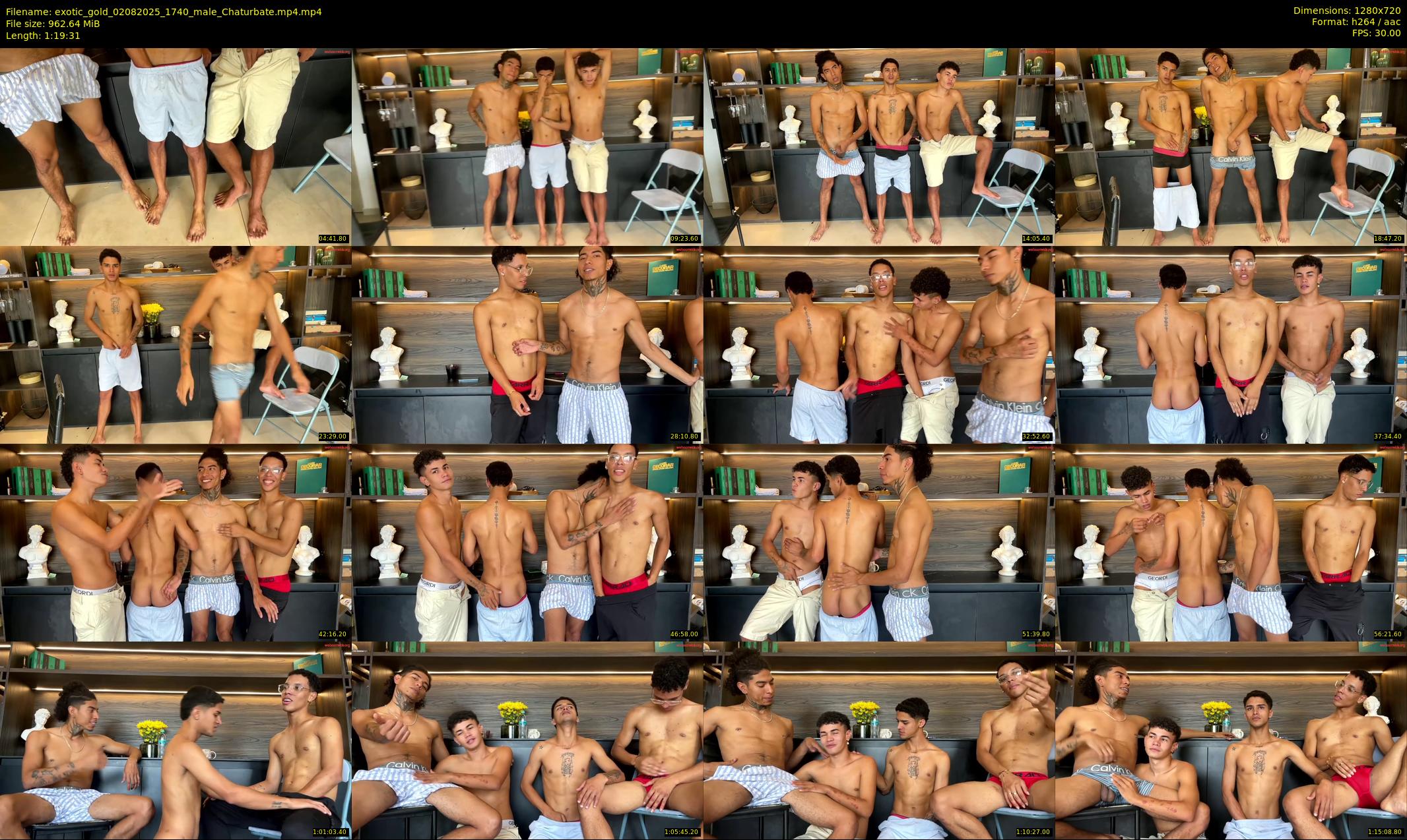 exotic_gold — 80 minute Chaturbate male cam show recording, 720p, Aug 2, 2025