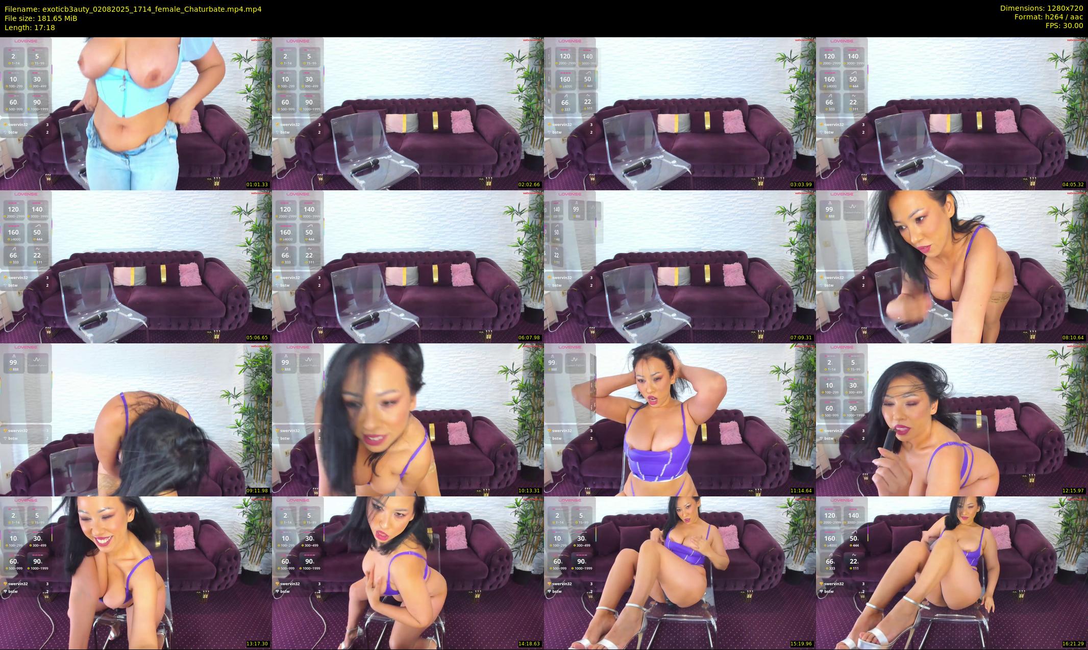 exoticb3auty — 18 minute Chaturbate female cam show recording, 720p, Aug 2, 2025