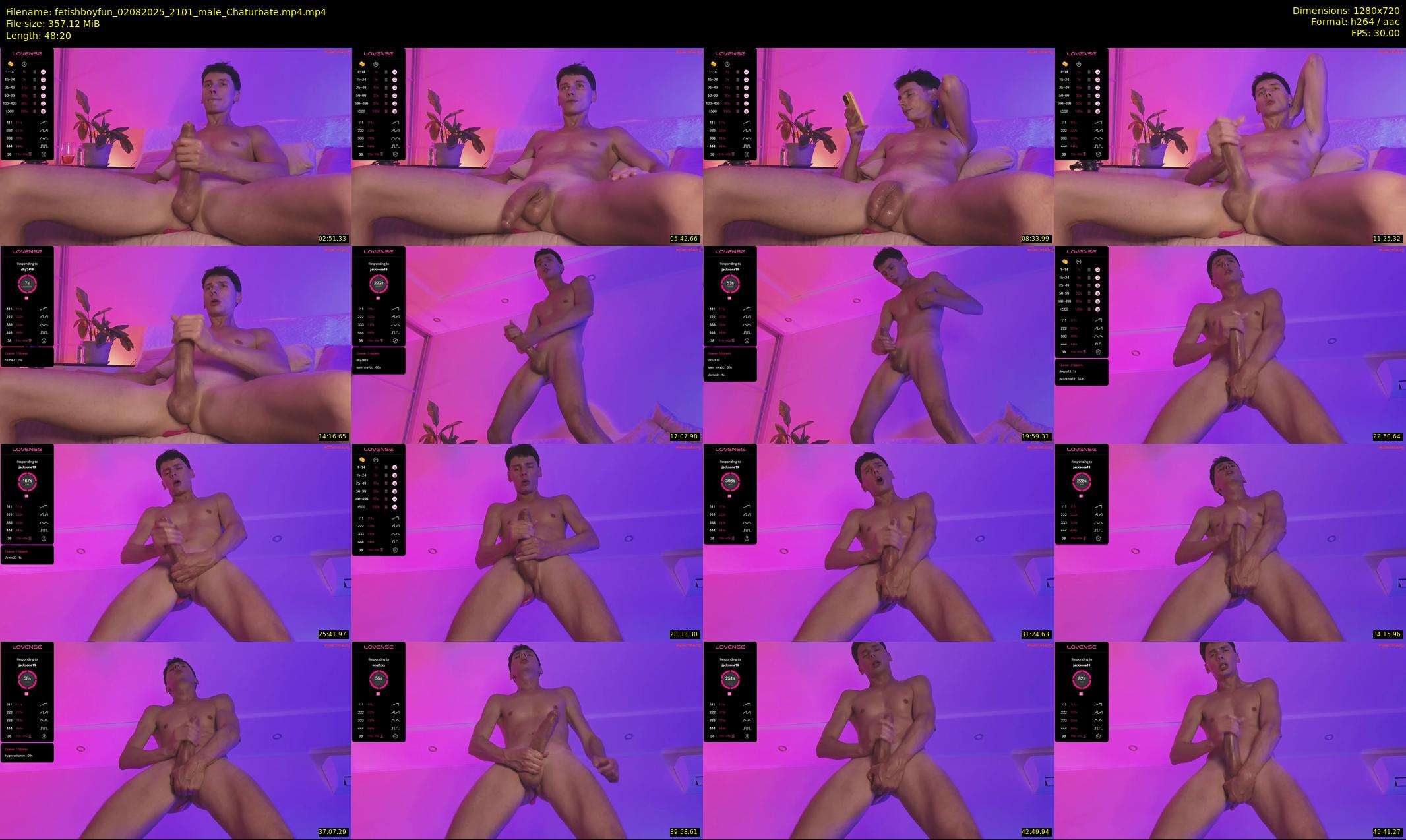 fetishboyfun — 49 minute Chaturbate male cam show recording, 720p, Aug 2, 2025