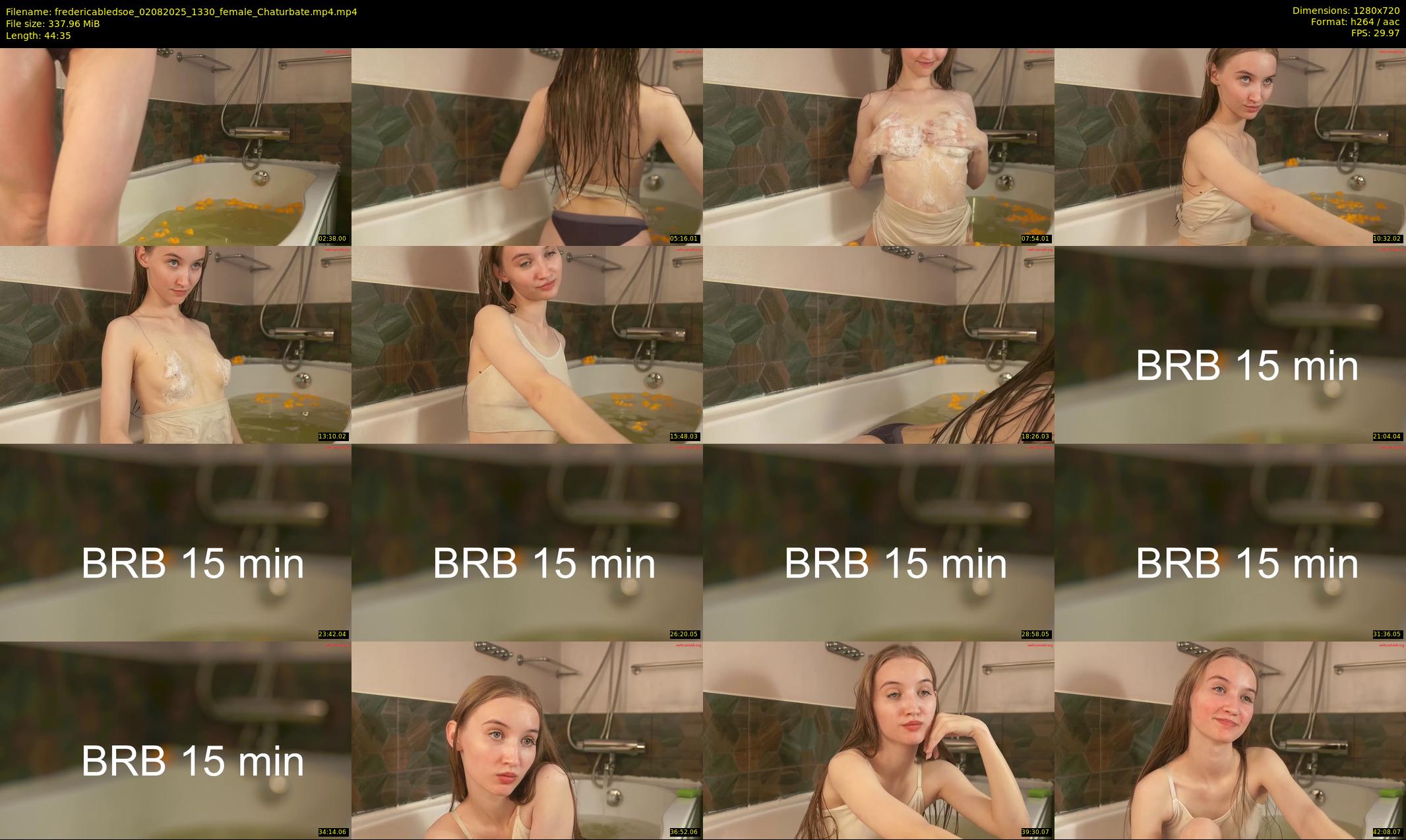 fredericabledsoe — 45 minute Chaturbate female cam show recording, 720p, Aug 2, 2025