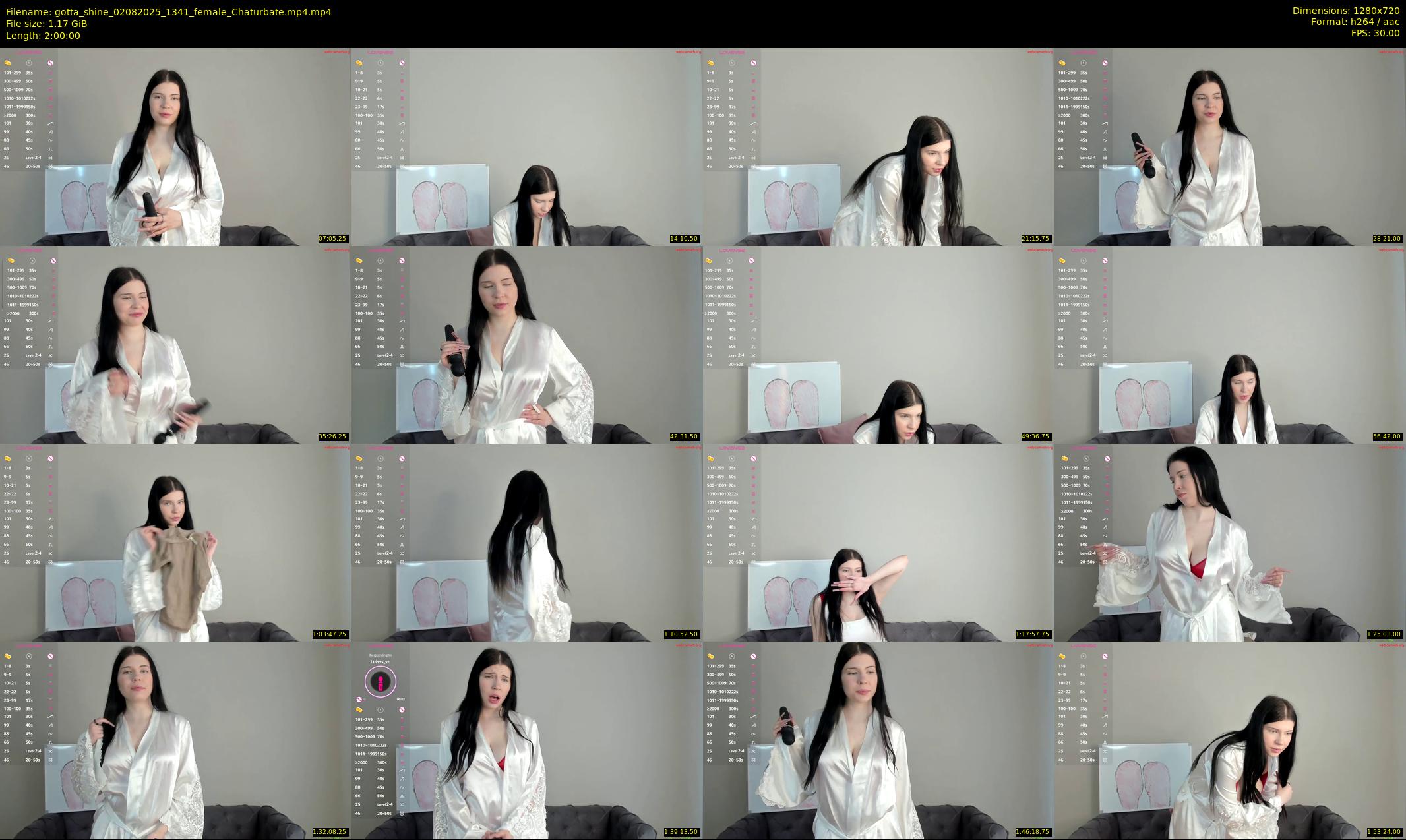 gotta_shine — 120 minute Chaturbate female cam show recording, 720p, Aug 2, 2025