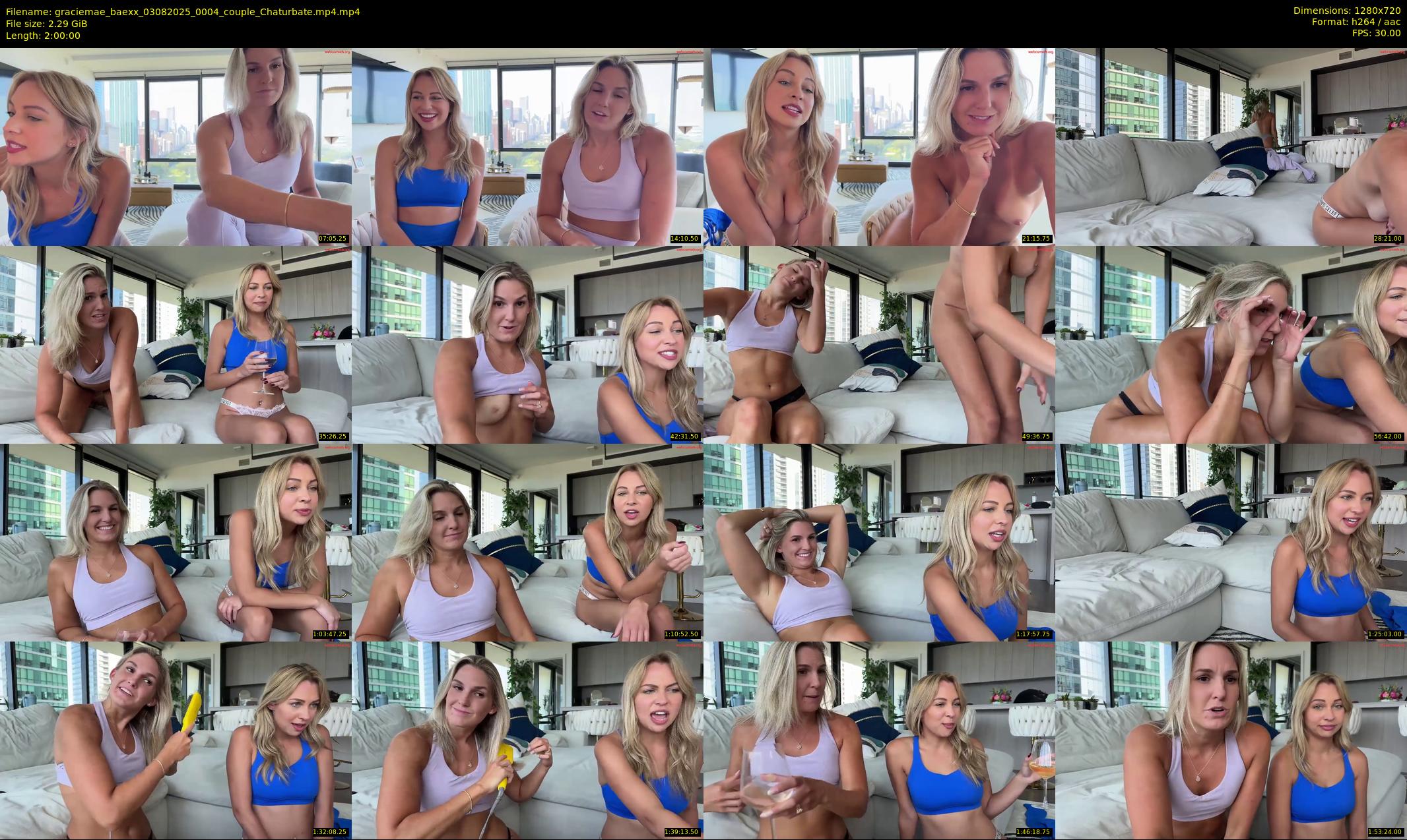 graciemae_baexx — 120 minute Chaturbate female cam show recording, 720p, Aug 3, 2025