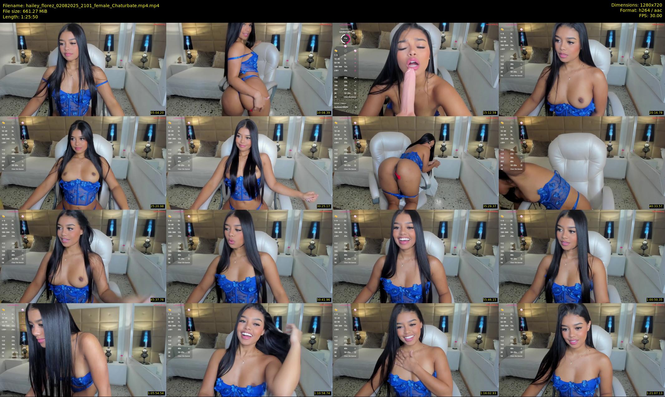 hailey_florez — 86 minute Chaturbate female cam show recording, 720p, Aug 2, 2025