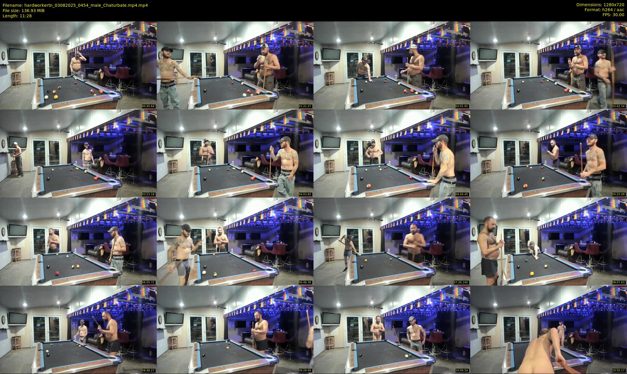 hardworkertn — 12 minute Chaturbate male cam show recording, 720p, Aug 3, 2025