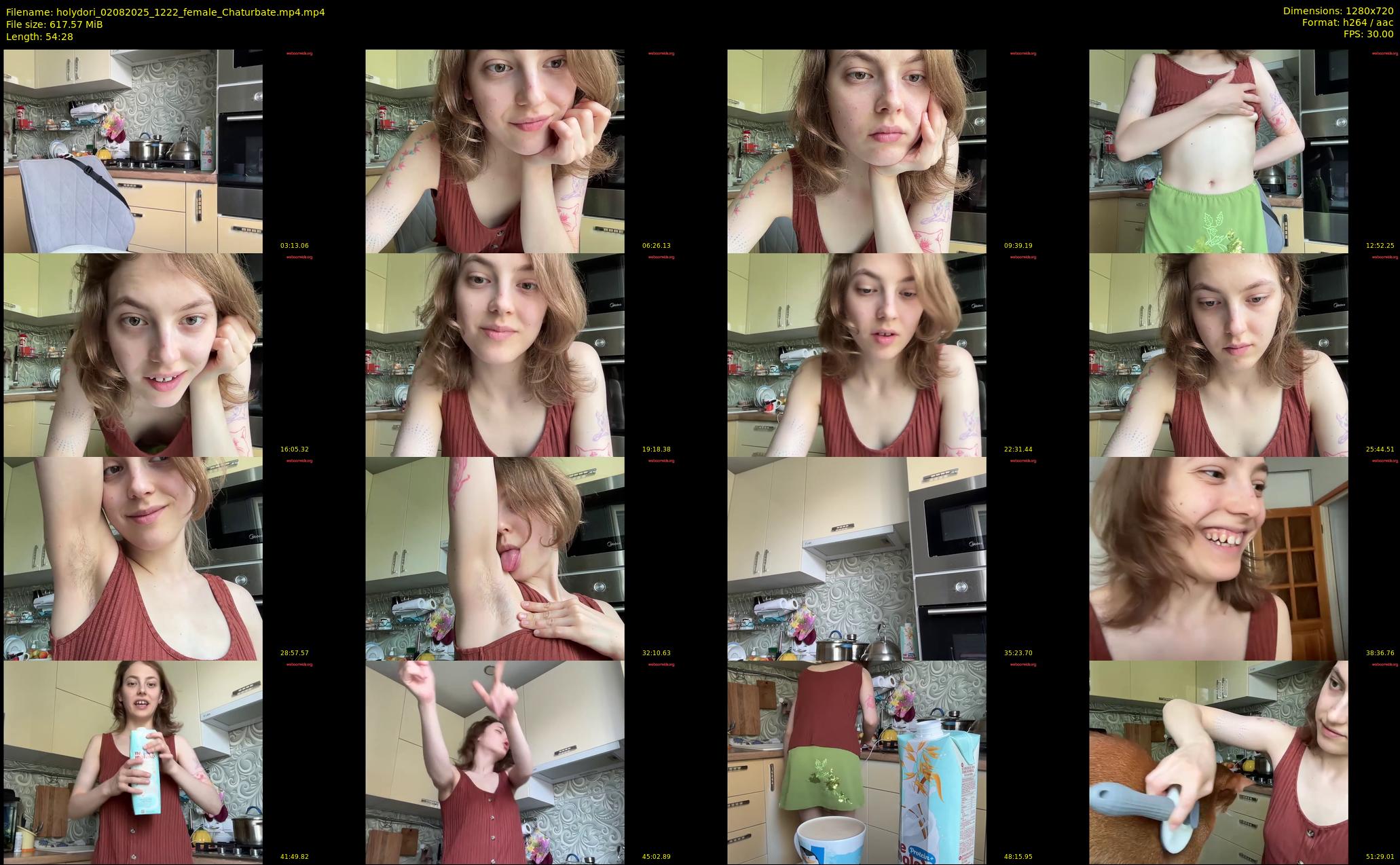 holydori — 55 minute Chaturbate female cam show recording, 720p, Aug 2, 2025