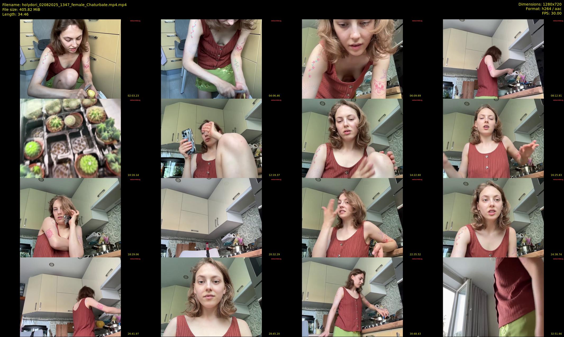 holydori — 35 minute Chaturbate female cam show recording, 720p, Aug 2, 2025