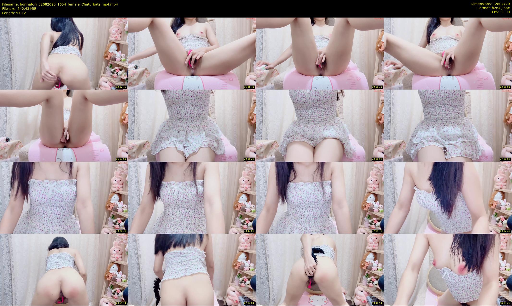 horinatori — 58 minute Chaturbate female cam show recording, 720p, Aug 2, 2025