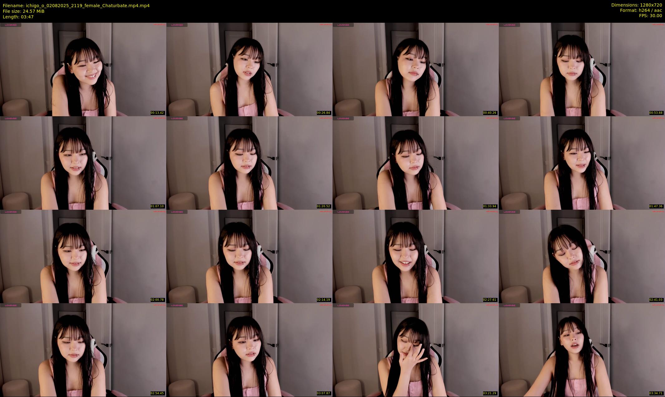 ichigo_o — 4 minute Chaturbate female cam show recording, 720p, Aug 2, 2025