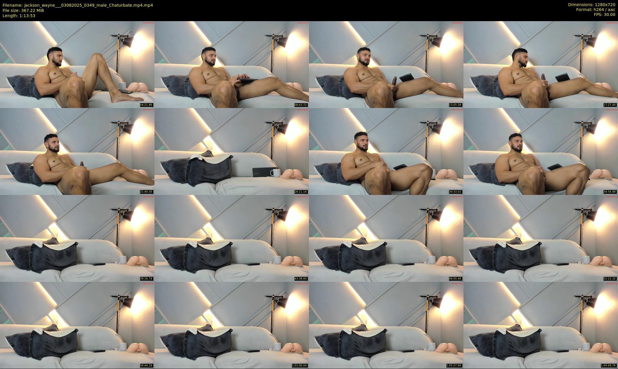 jackson_wayne__ — 74 minute Chaturbate male cam show recording, 720p, Aug 3, 2025
