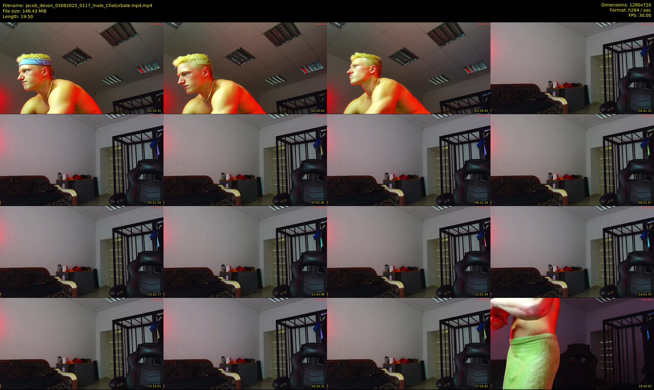 jacob_devon — 20 minute Chaturbate male cam show recording, 720p, Aug 3, 2025