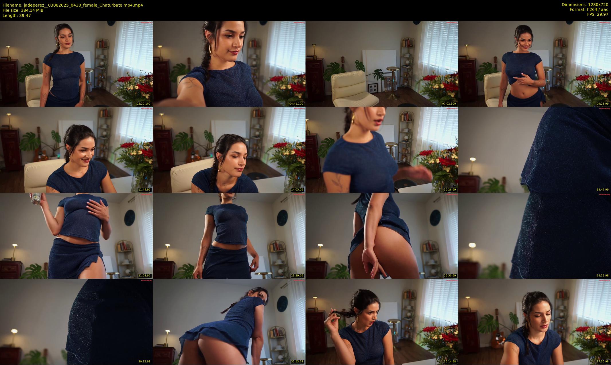 jadeperez_ — 40 minute Chaturbate female cam show recording, 720p, Aug 3, 2025