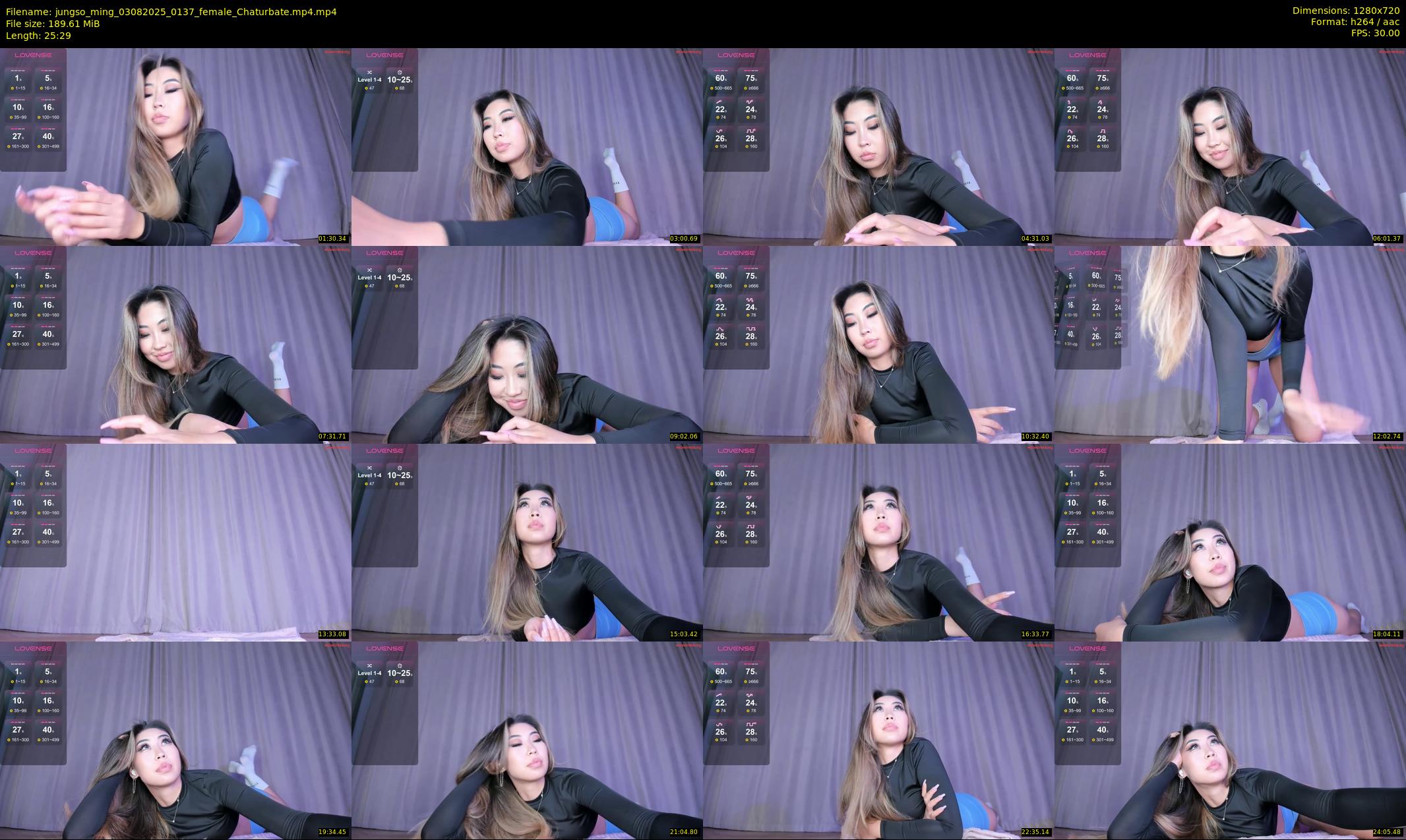 jungso_ming — 26 minute Chaturbate female cam show recording, 720p, Aug 3, 2025