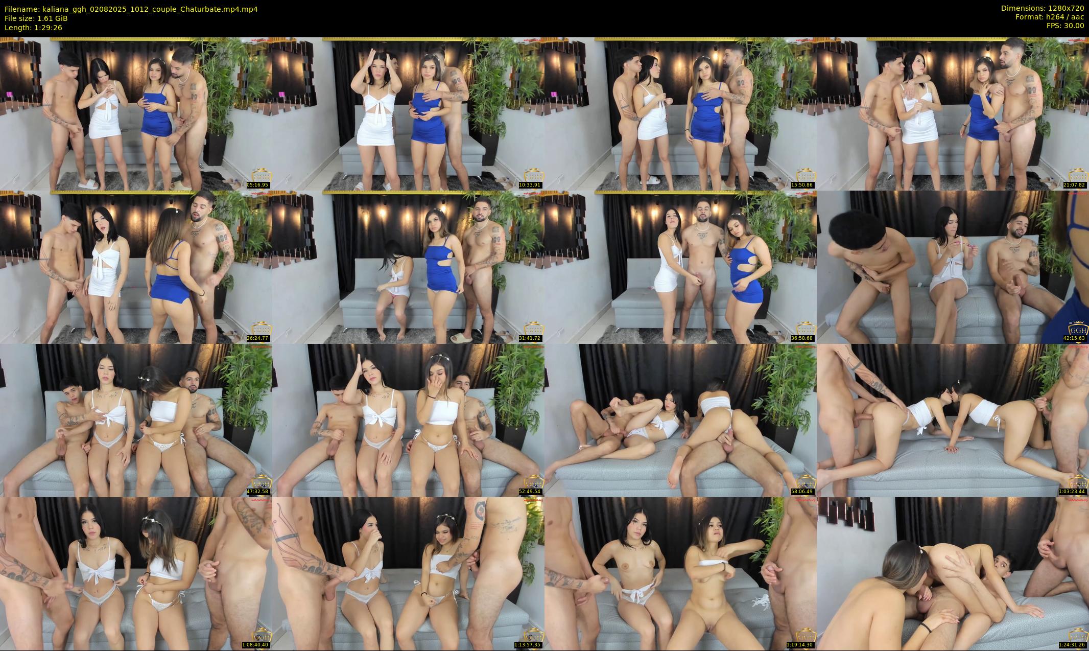 kaliana_ggh — 90 minute Chaturbate couple cam show recording, 720p, Aug 2, 2025