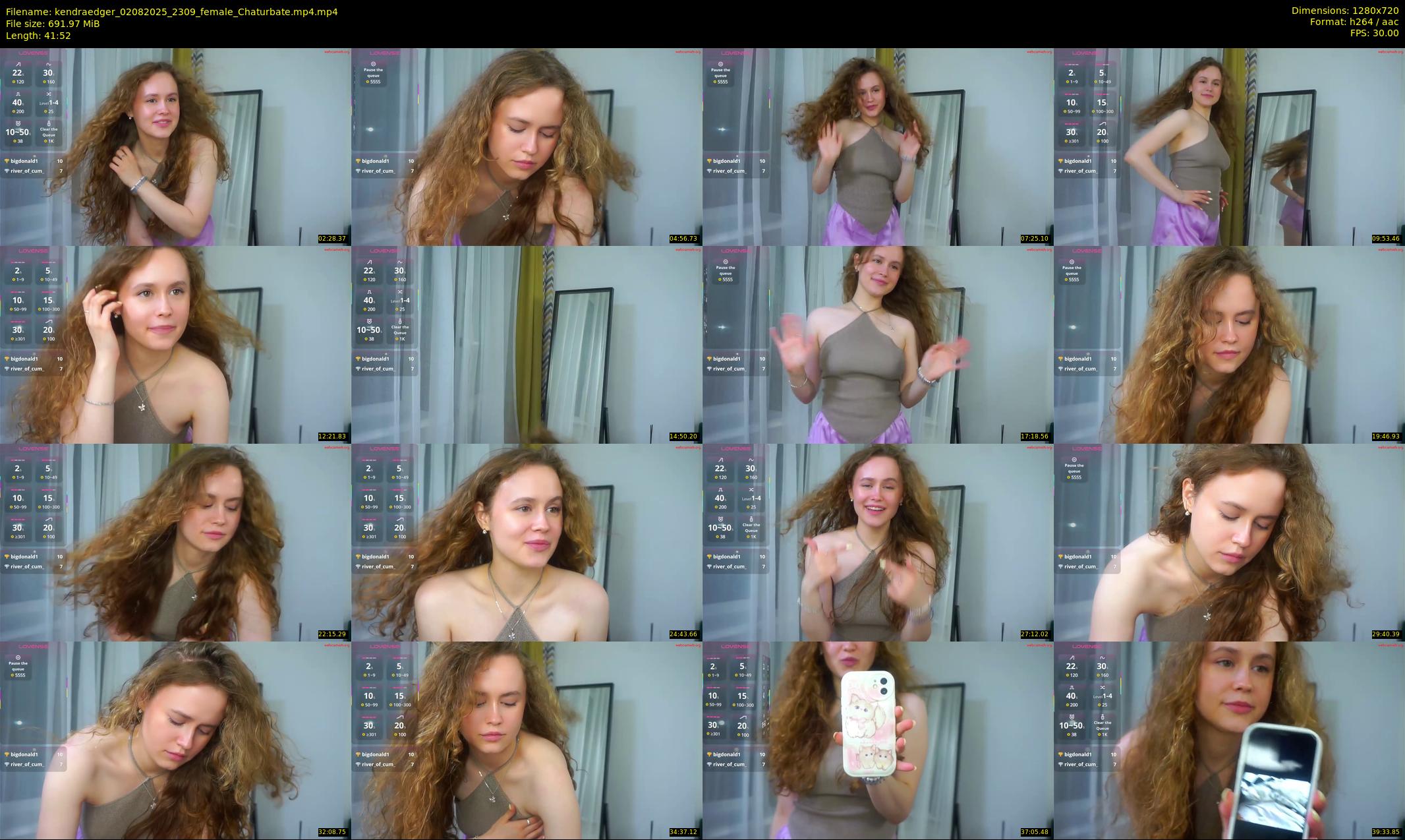 kendraedger — 42 minute Chaturbate female cam show recording, 720p, Aug 2, 2025