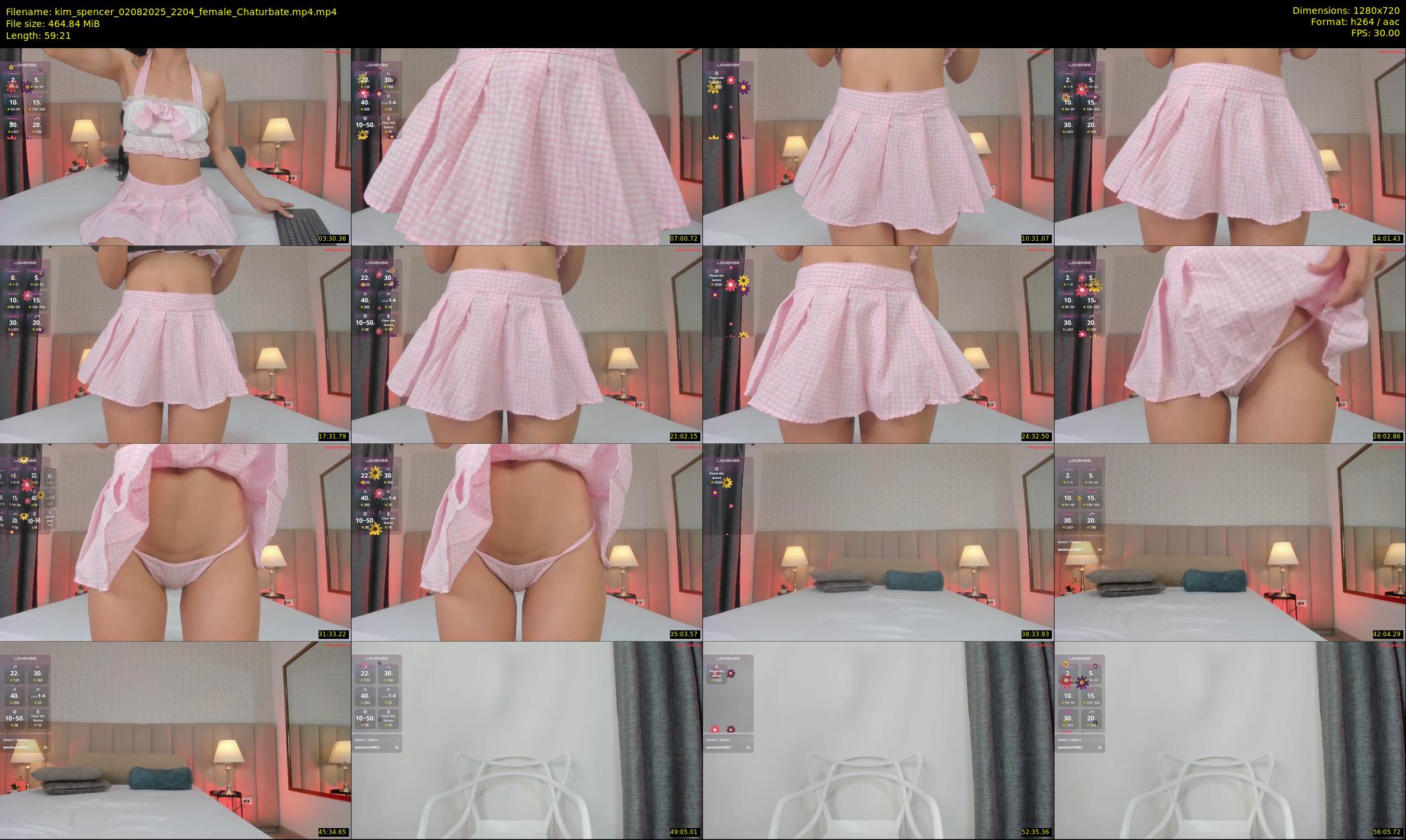 kim_spencer — 60 minute Chaturbate female cam show recording, 720p, Aug 2, 2025