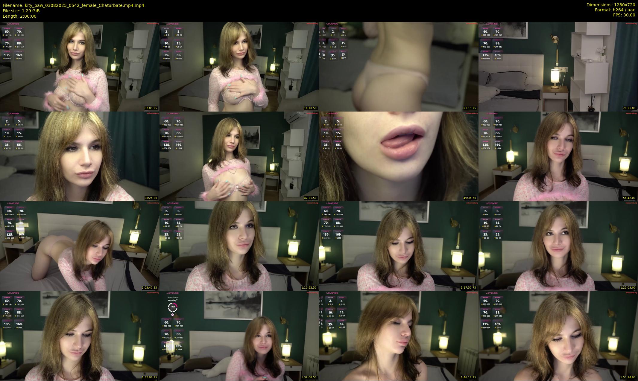 kity_paw — 120 minute Chaturbate female cam show recording, 720p, Aug 3, 2025