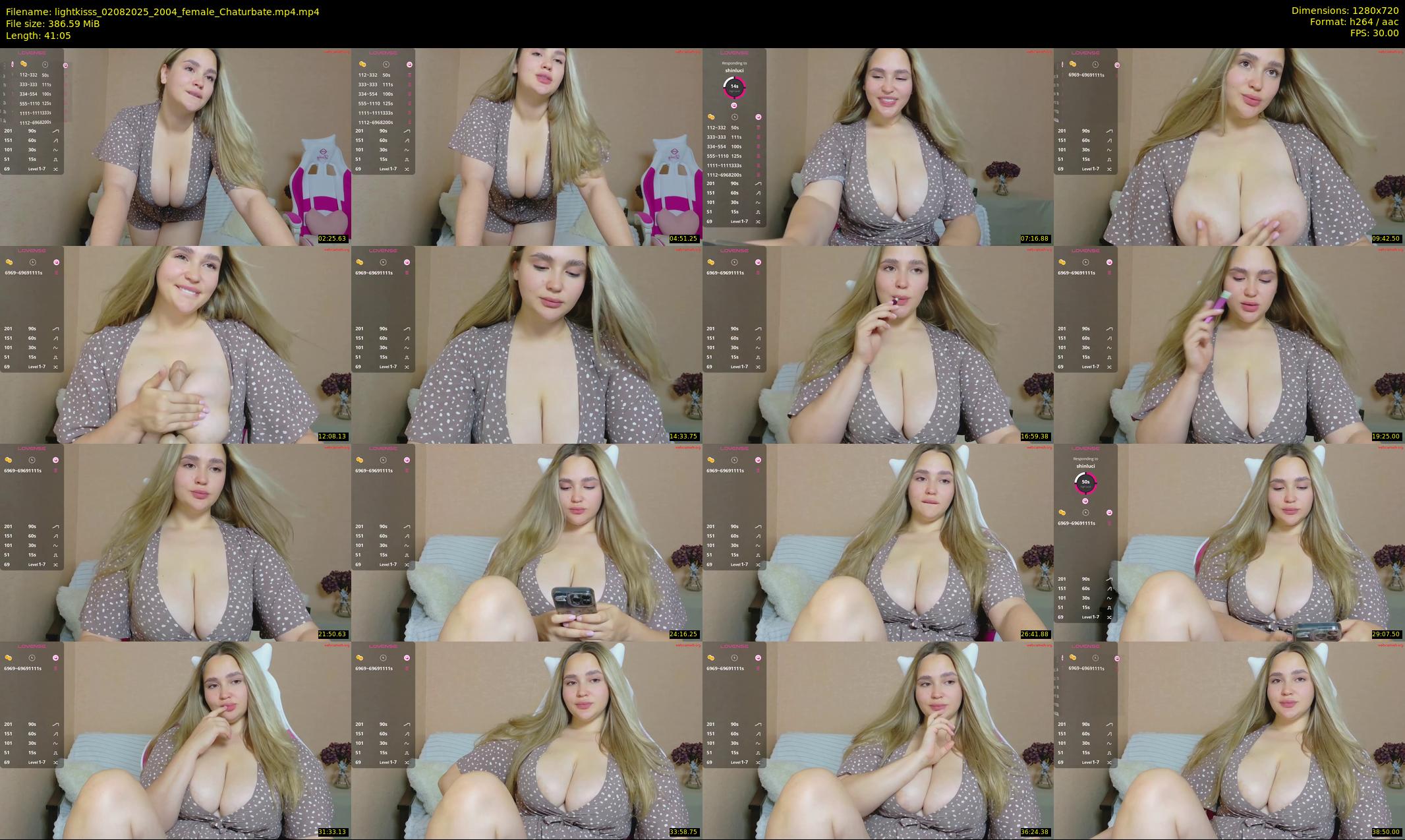 lightkisss — 42 minute Chaturbate female cam show recording, 720p, Aug 2, 2025