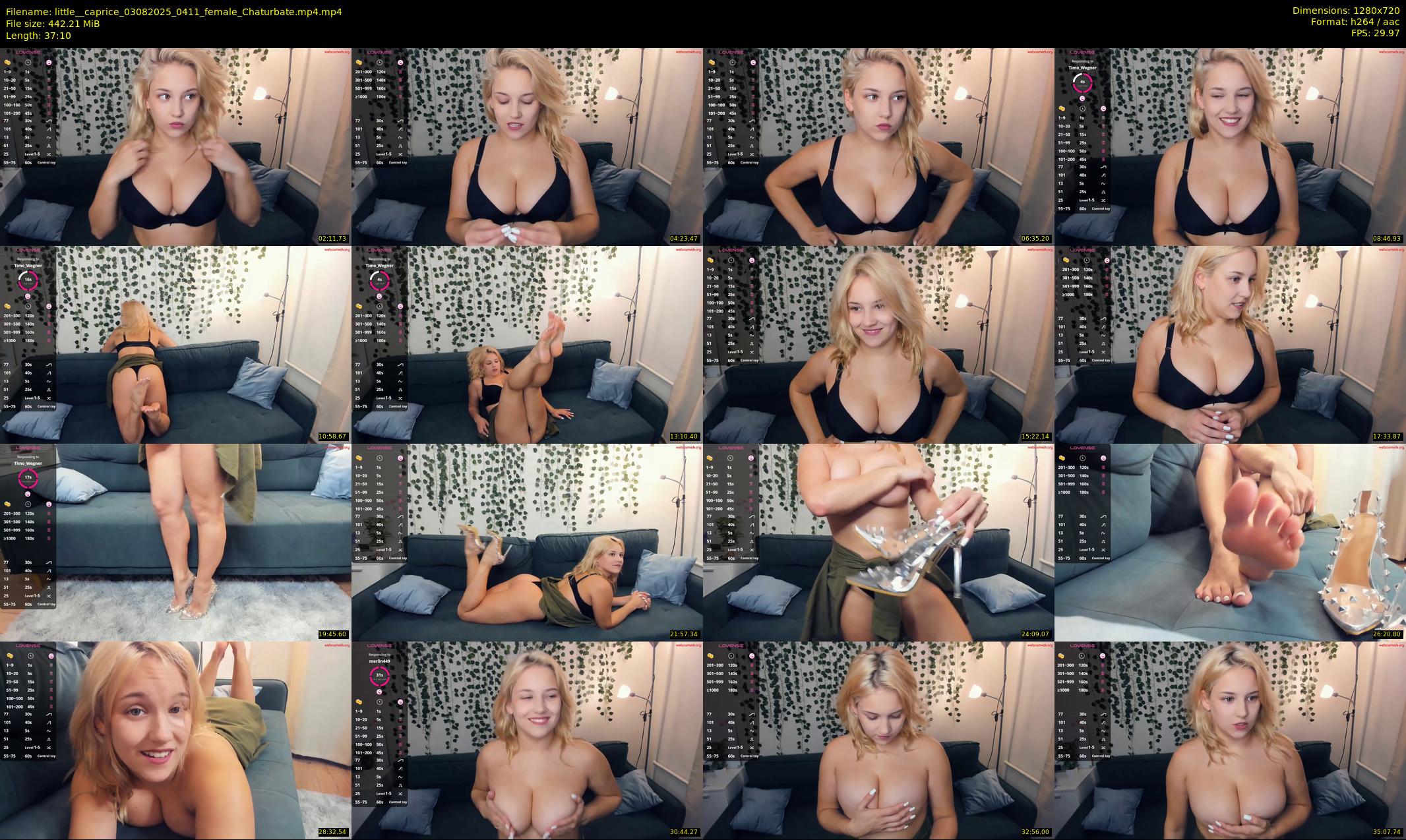 little__caprice — 38 minute Chaturbate female cam show recording, 720p, Aug 3, 2025
